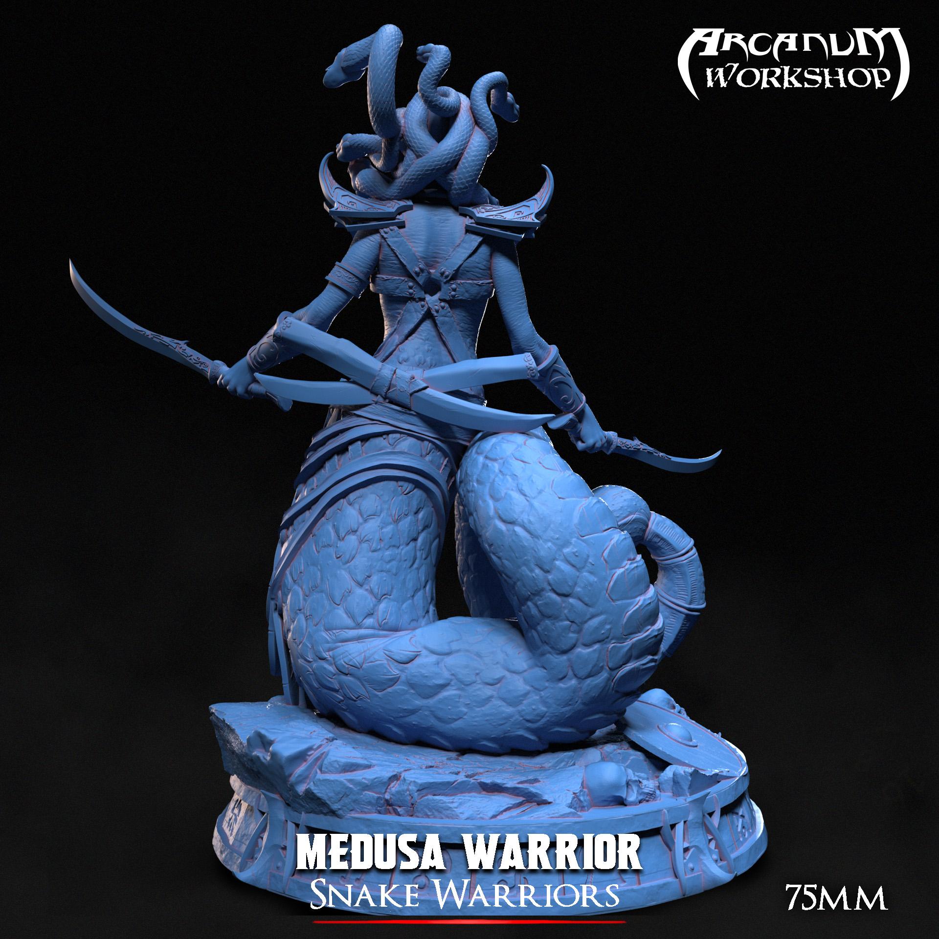 Medusa Warrior 3d model