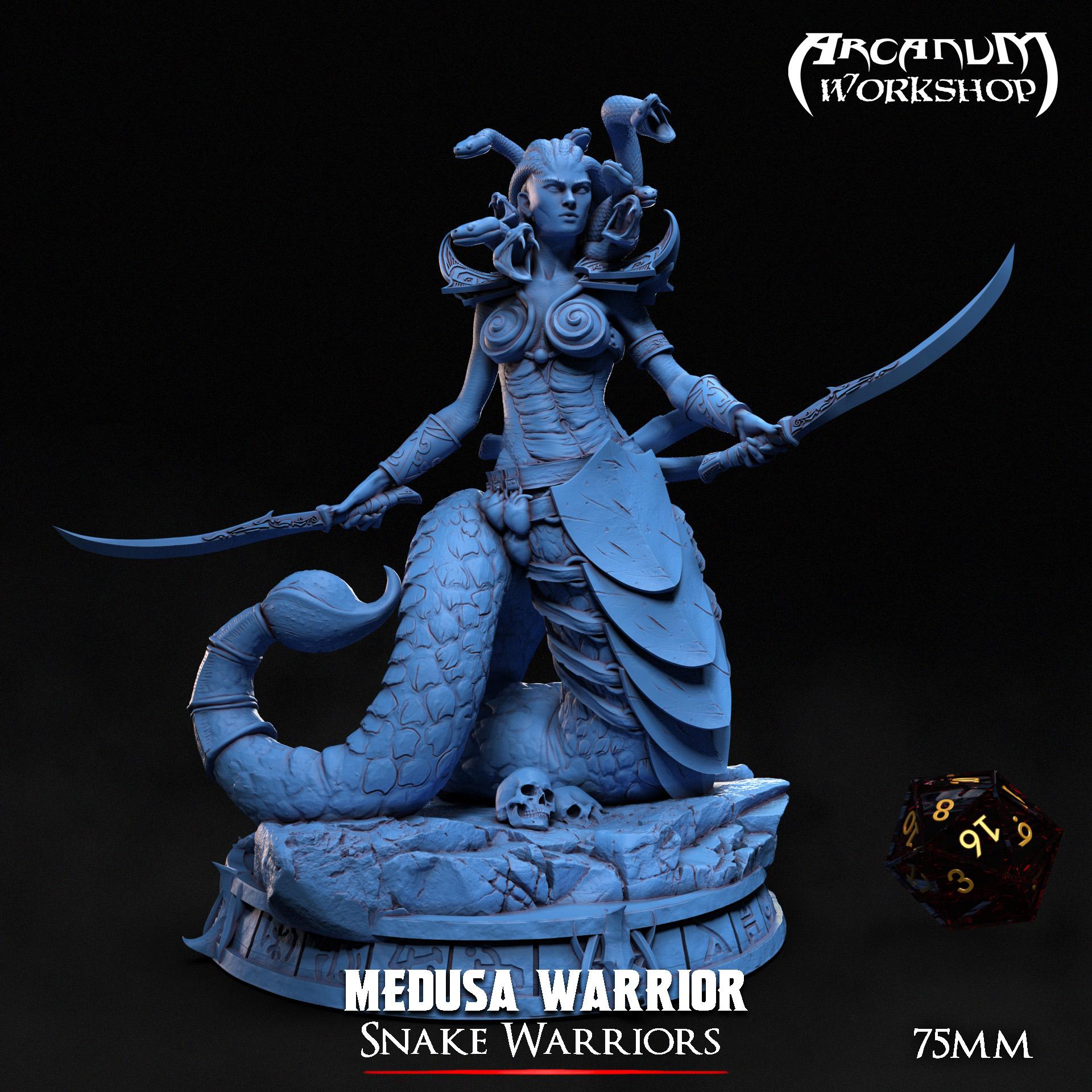 Medusa Warrior 3d model