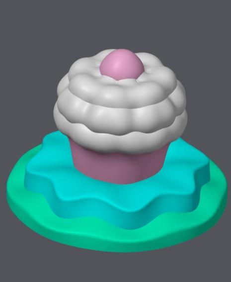 Sweettooth Cupcake 3d model