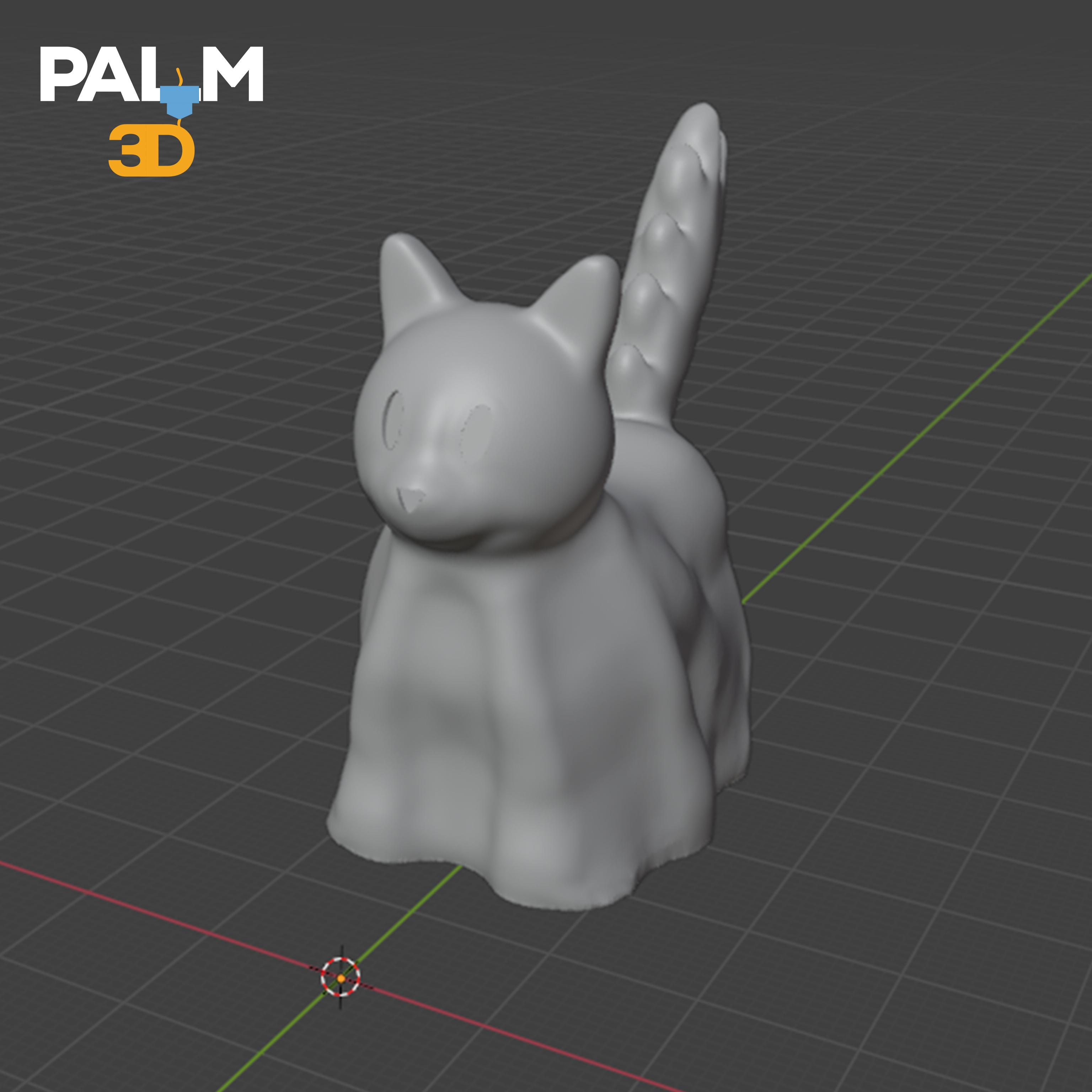 Boo Kitty: The Spooky Halloween Cat 3d model