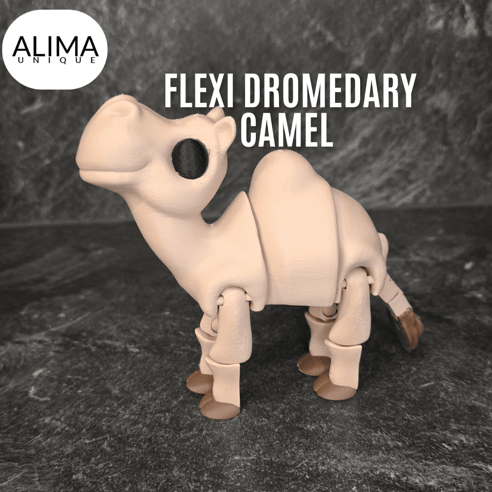 Flexi Dromedary Camel 3d model