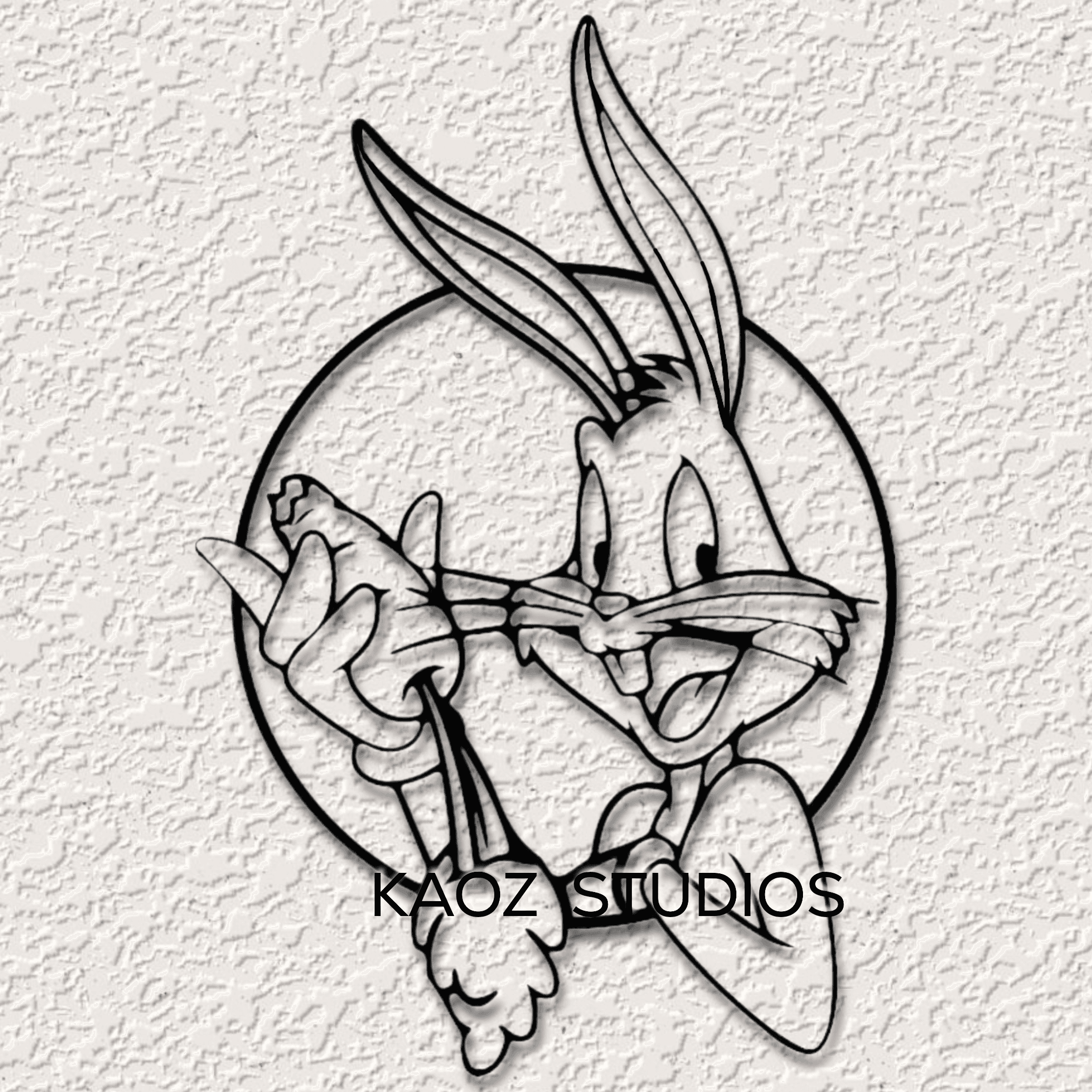 bugs bunny wall art looney tunes wall decor rabbit decoration 3d model