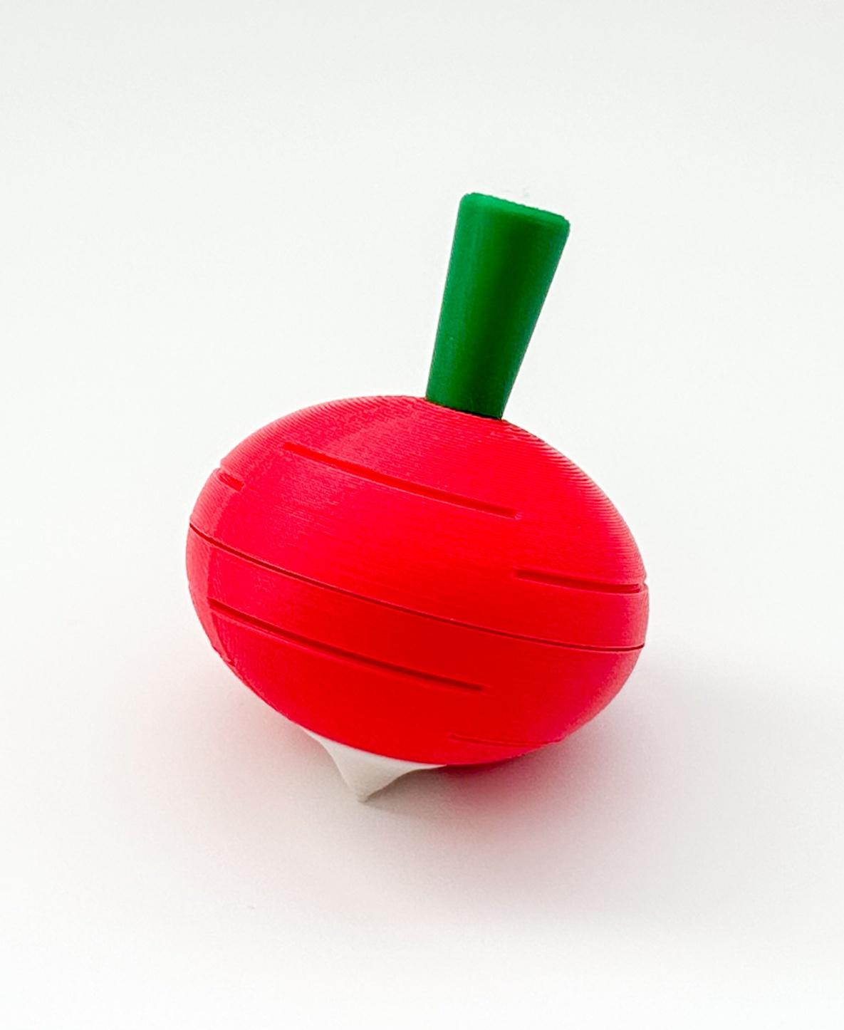 Rotating Radish Fidget + Garden 3d model