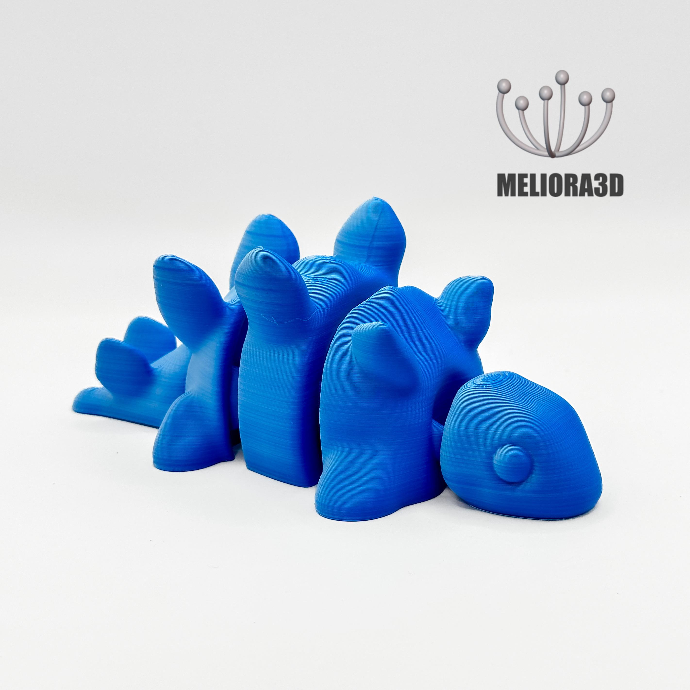 M3D - Flexi Baby Stegosaurus 3d model