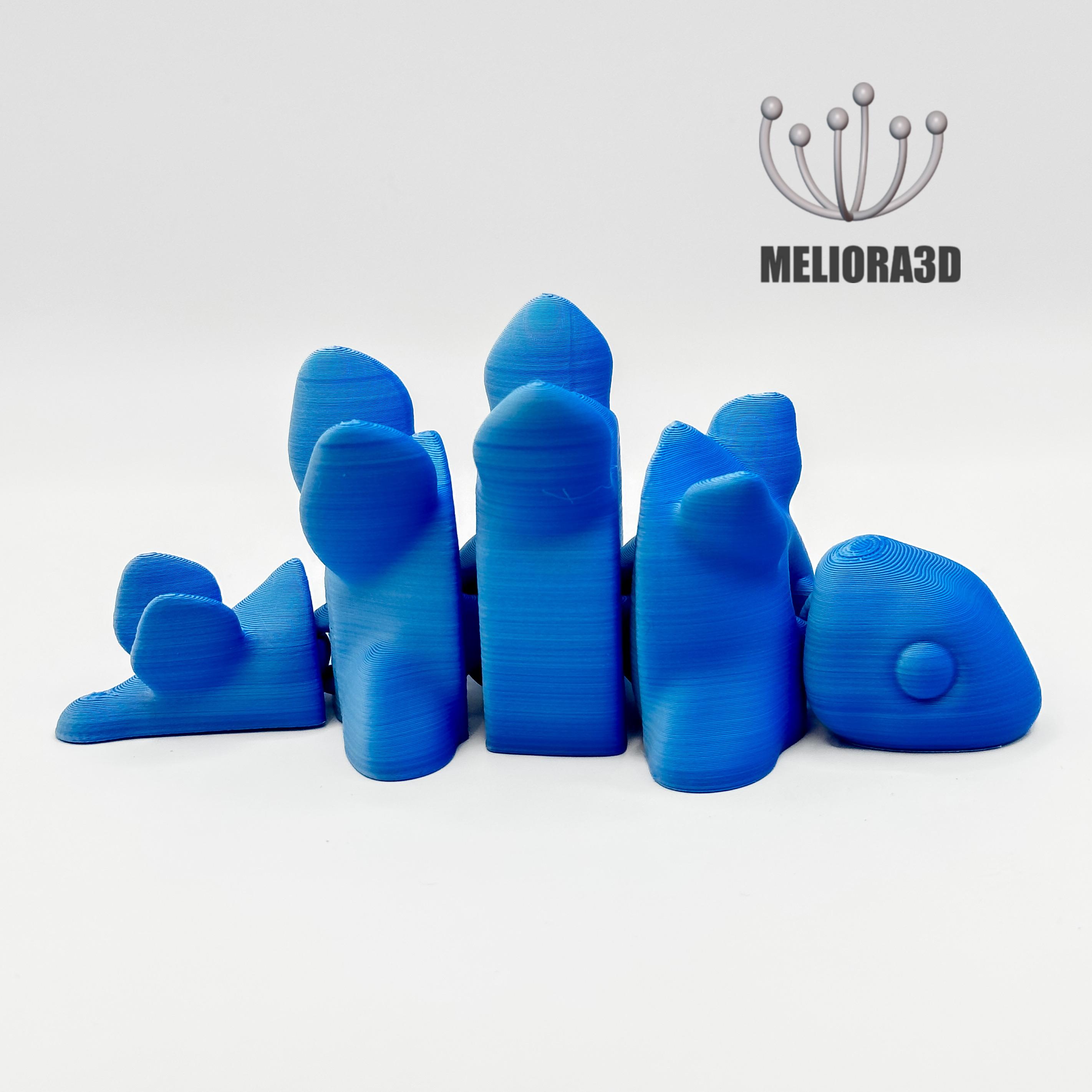 M3D - Flexi Baby Stegosaurus 3d model