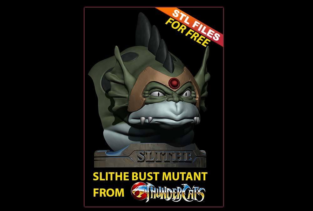 Slithe/Reptilio Thundercats STL for 3D printing Fanart FREE 3d model