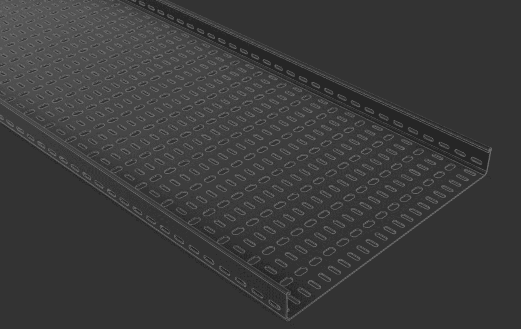 Cable Tray 450mm x 3000mm TYPE1 3d model