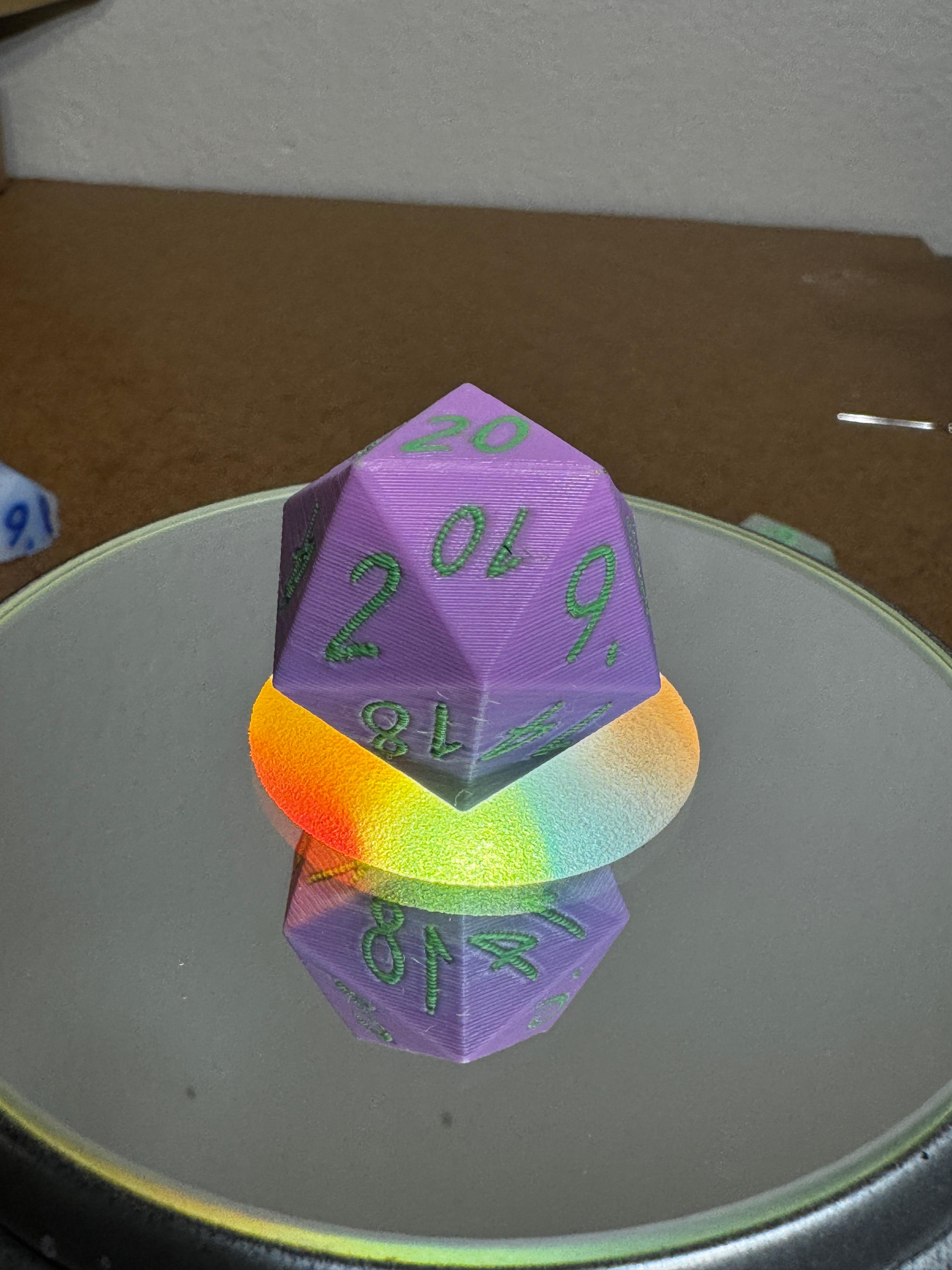 D20 Dice Numerically Balanced MMU 3d model