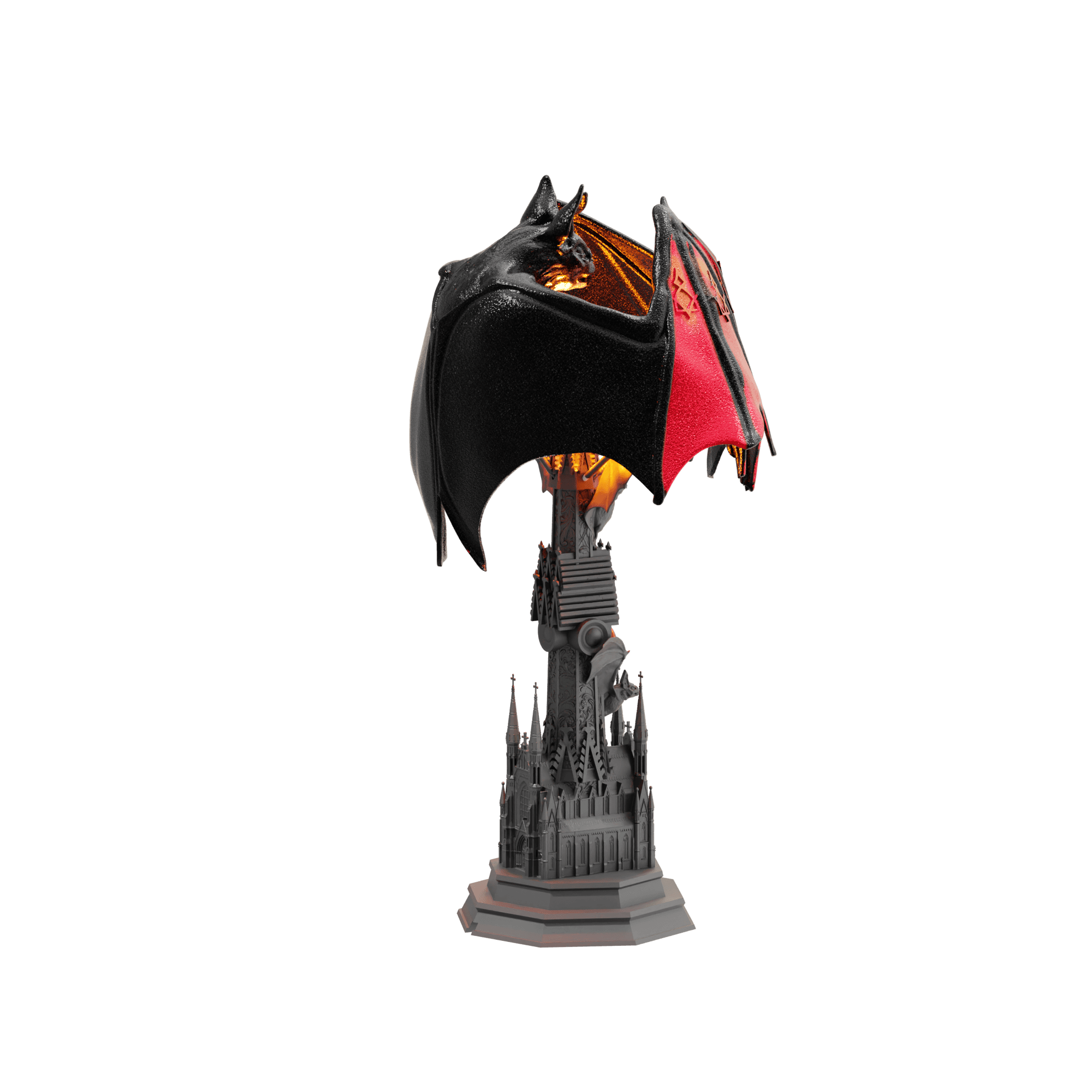 Bat Lamp 3d model