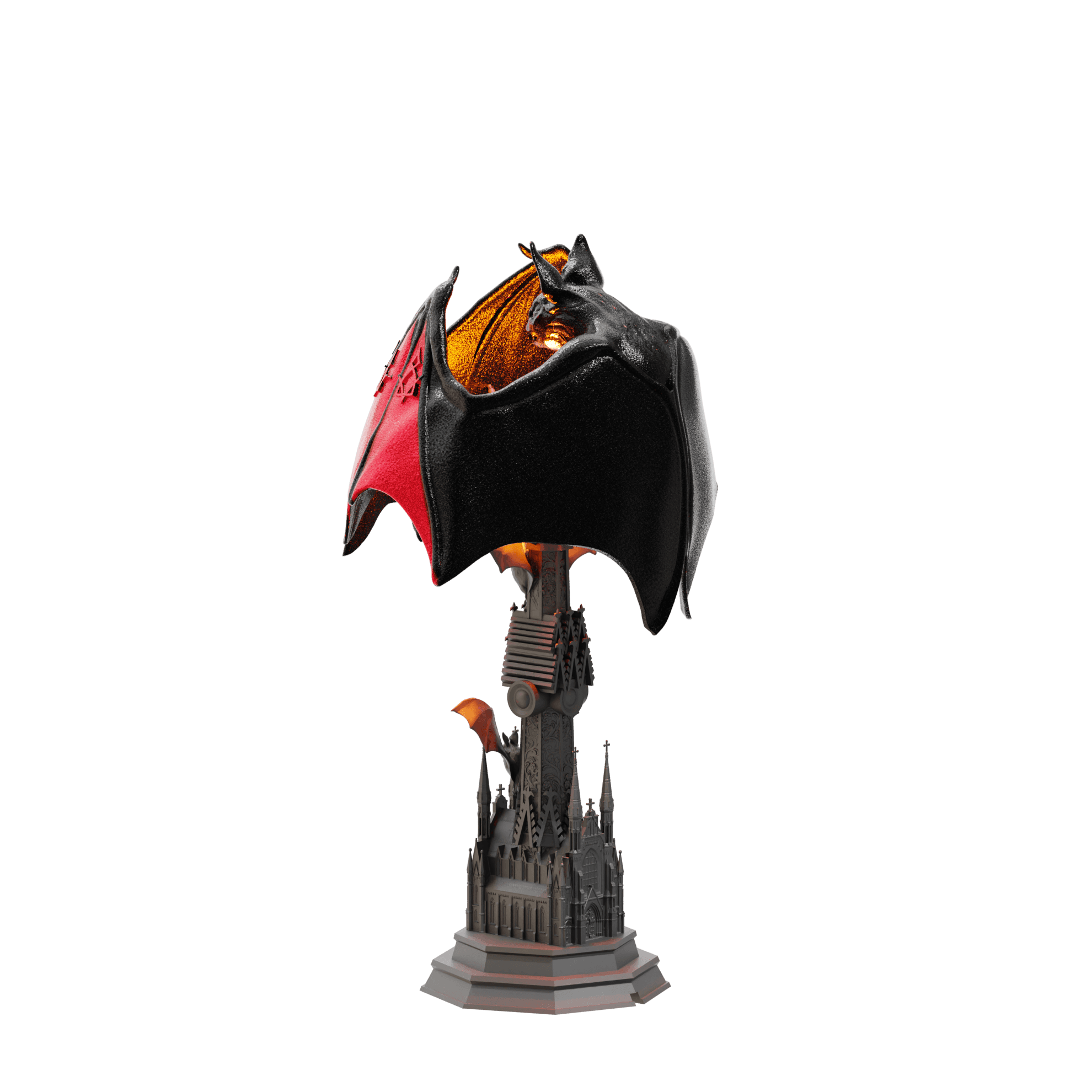 Bat Lamp 3d model