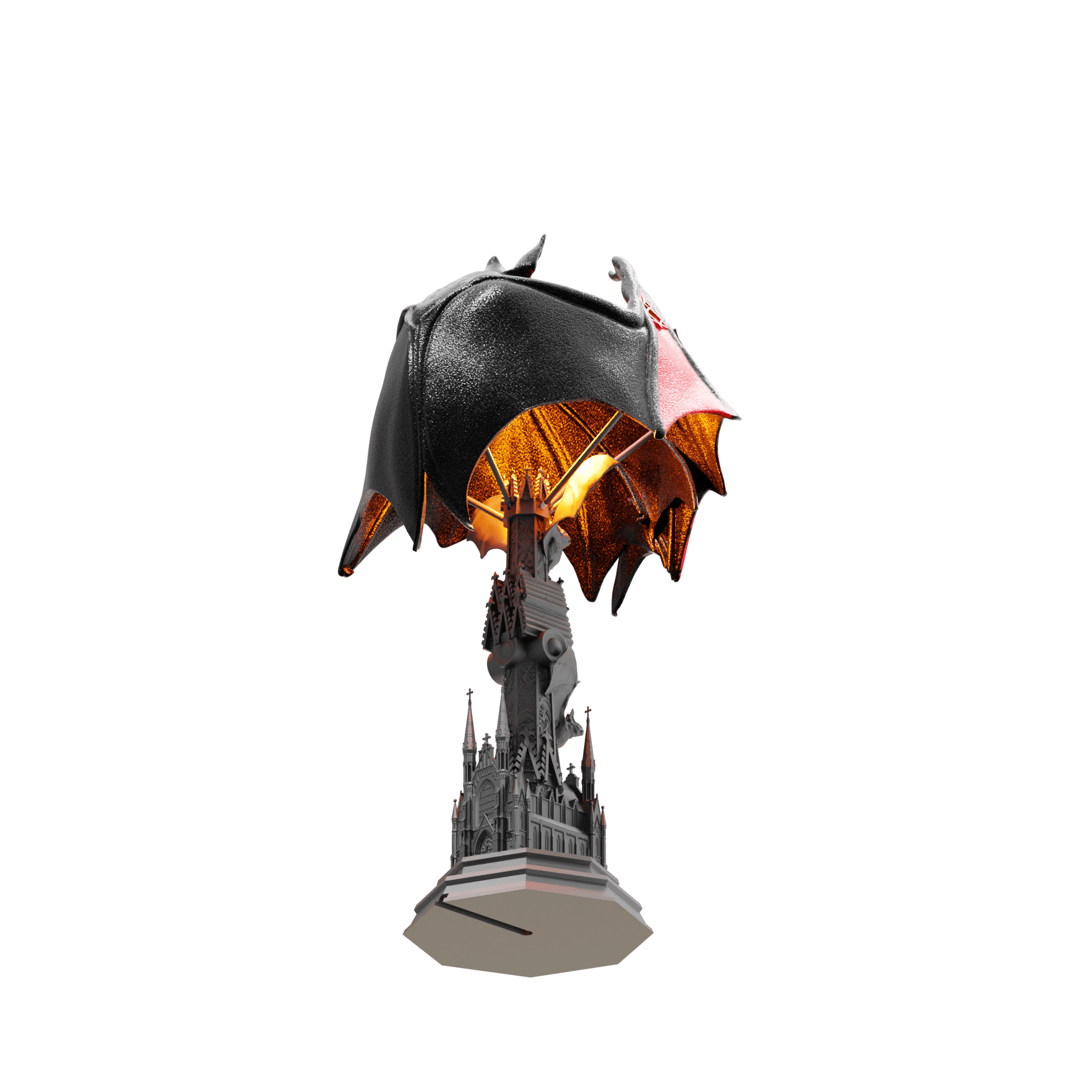 Bat Lamp 3d model