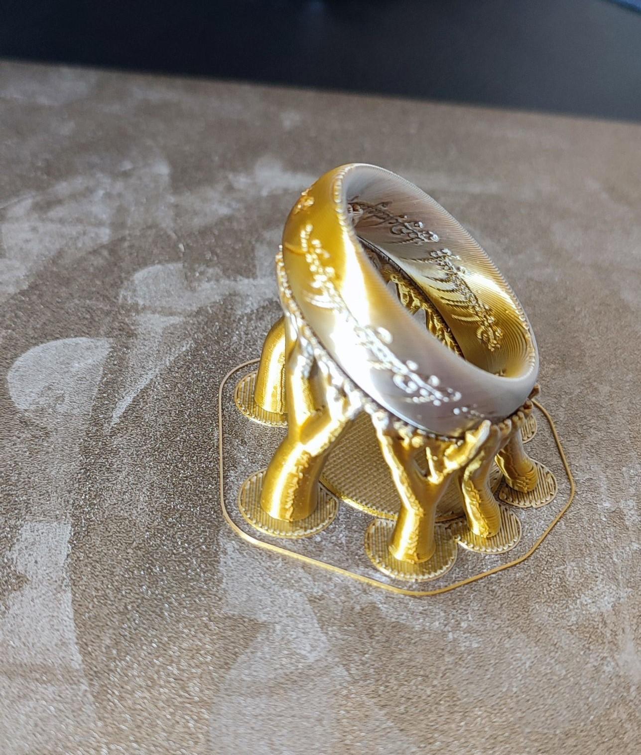 The One ring organice support 3d model