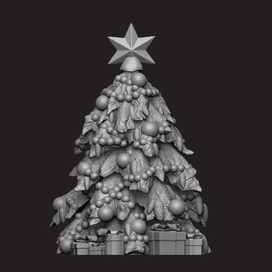 Flexy Christmas tree 3d model