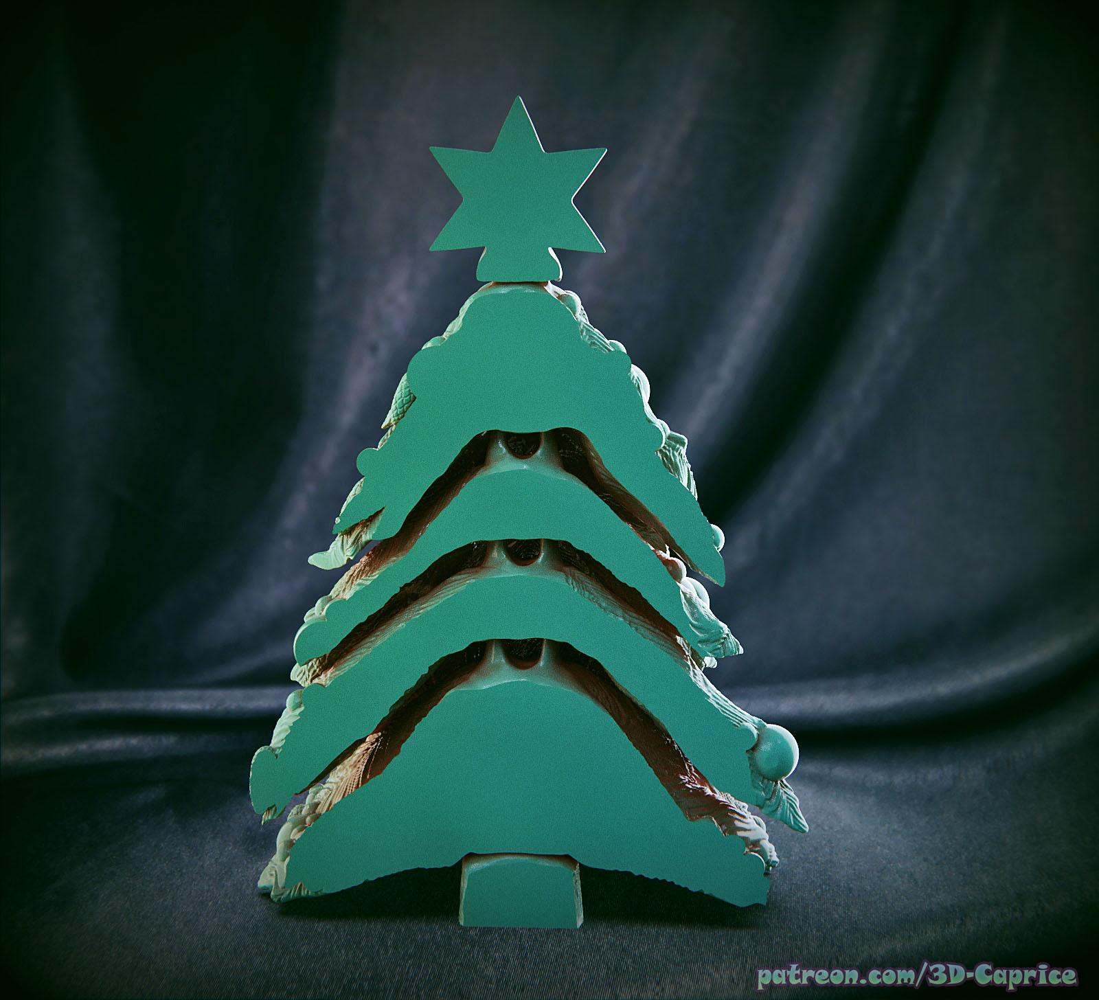 Flexy Christmas tree 3d model