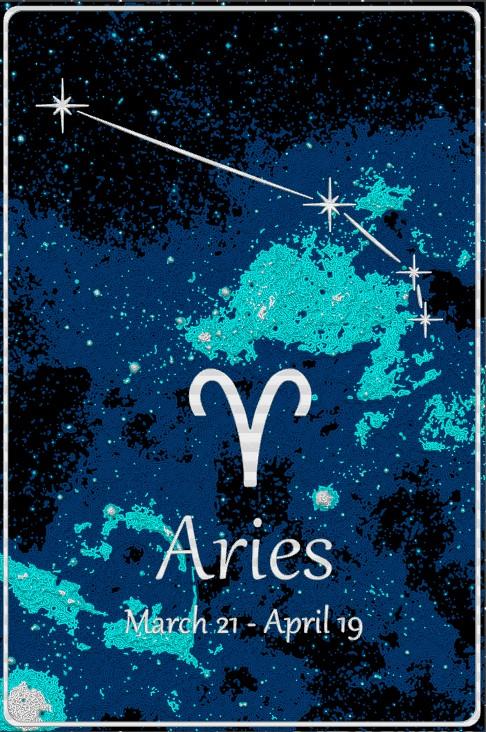 Astro Card- Aries - English and French version 3d model