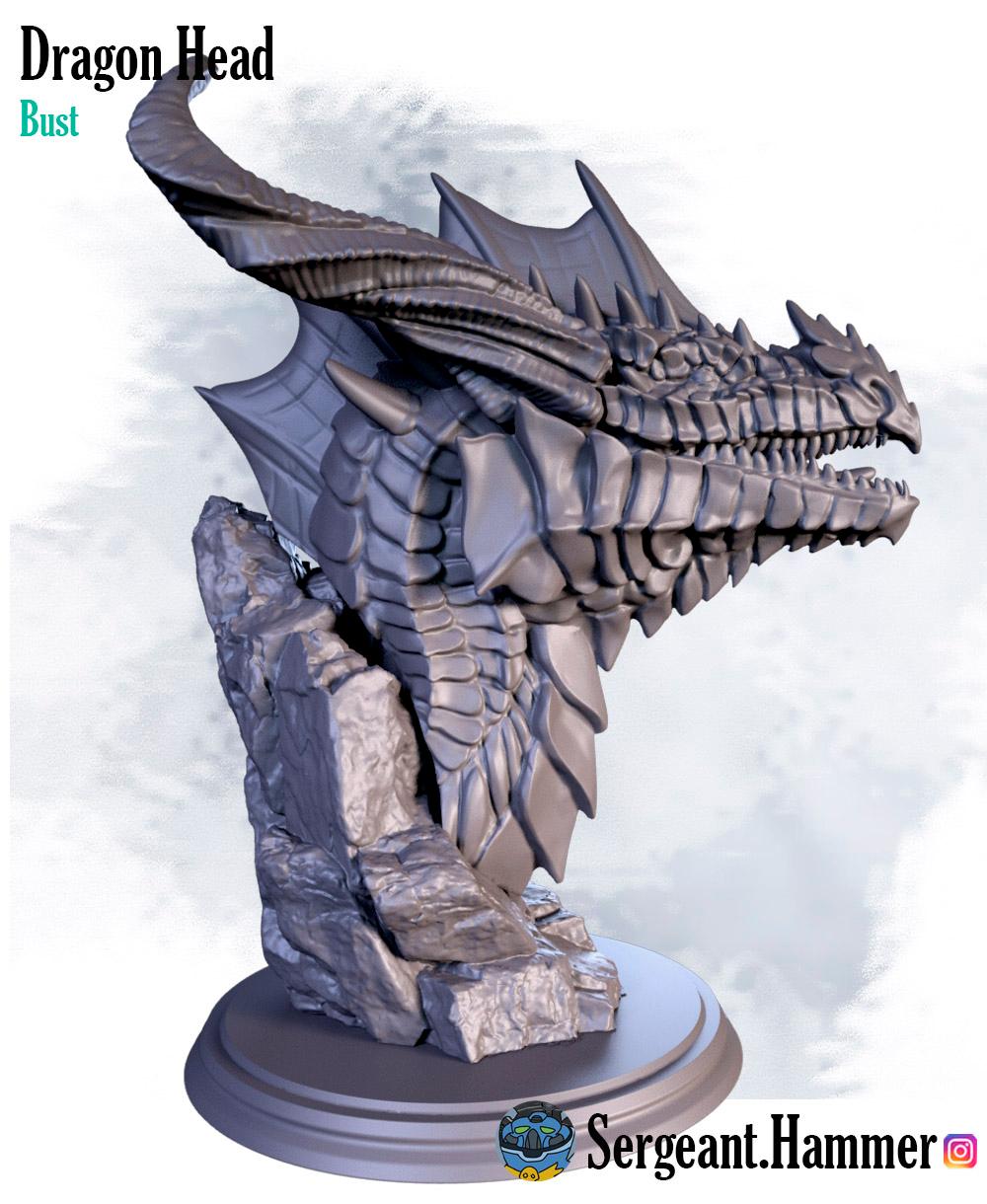 Dragon Bust 3d model