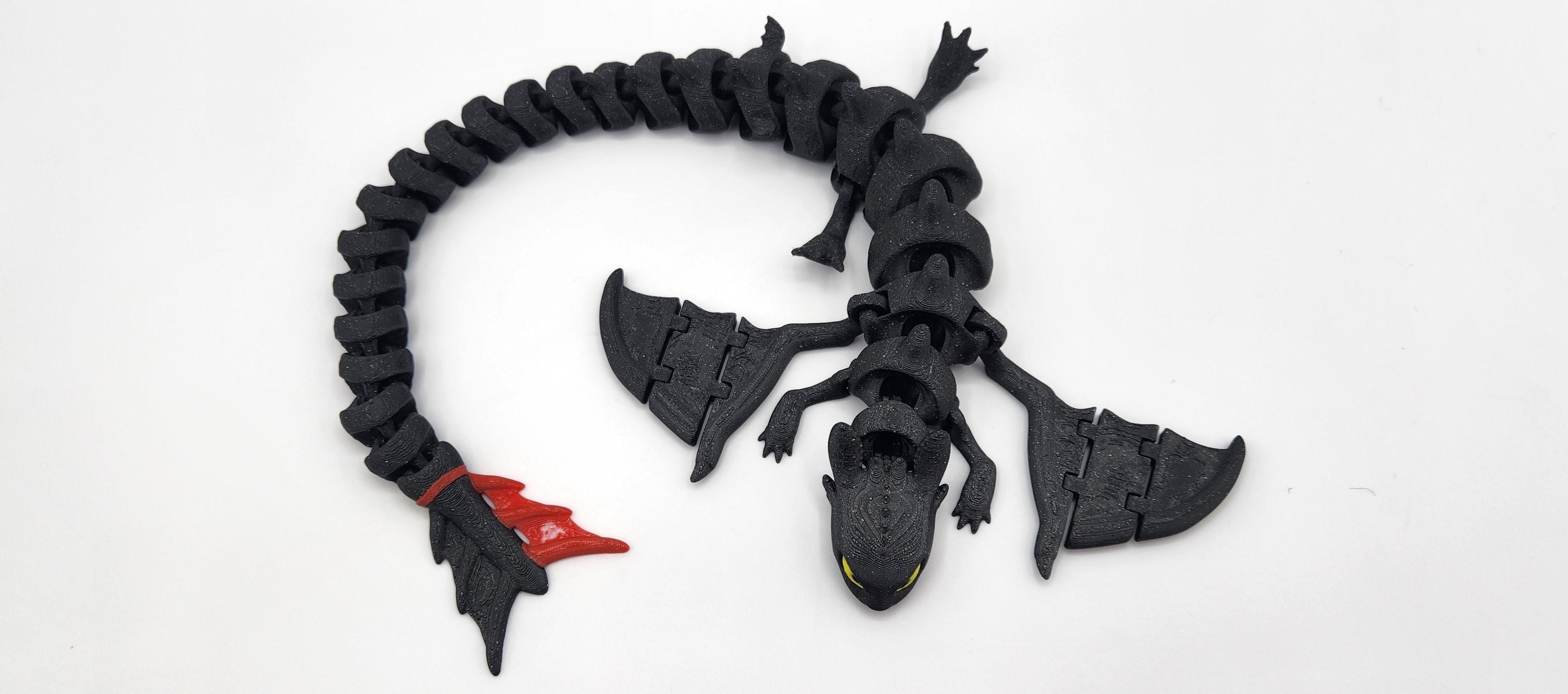 FLEXI TOOTHLESS & LIGHT FURY 3d model