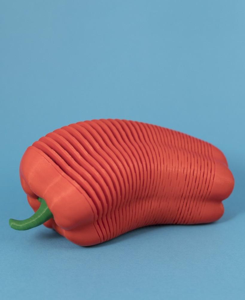 Bell Pepper Springo (2 sizes) 3d model