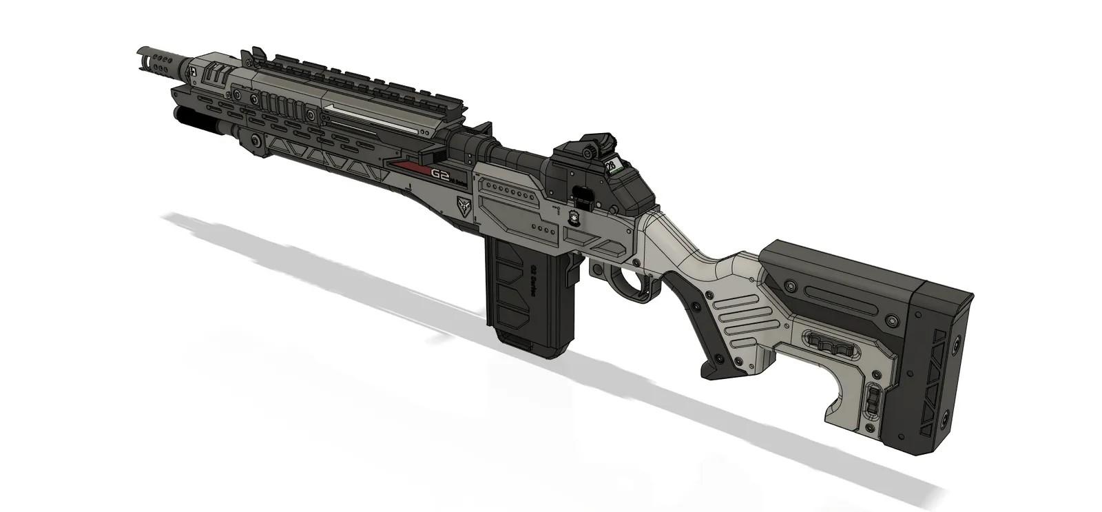 TITANFALL 2 G2A5 Rifle 3d model