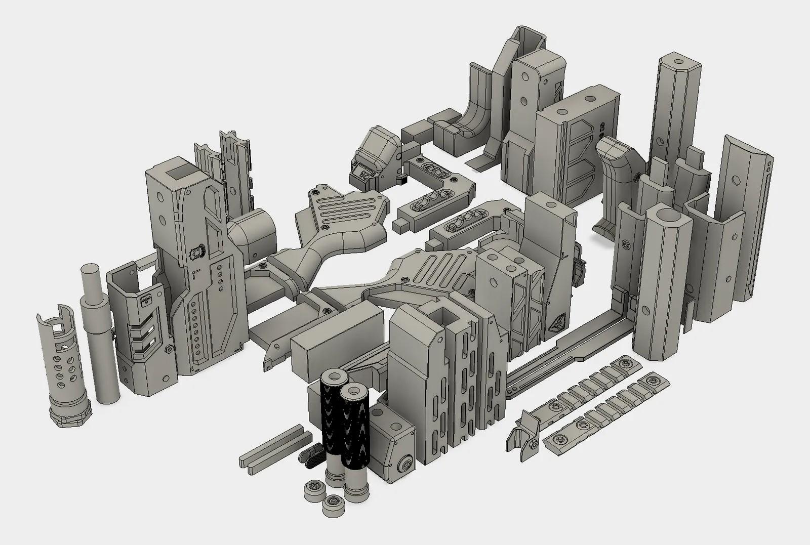 TITANFALL 2 G2A5 Rifle 3d model