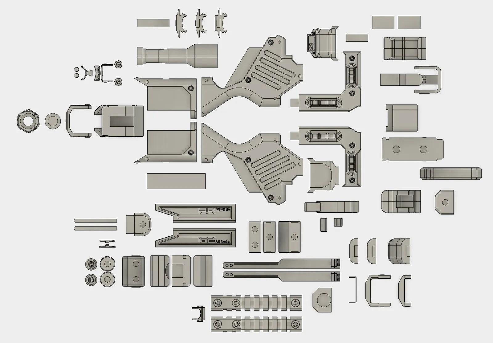 TITANFALL 2 G2A5 Rifle 3d model