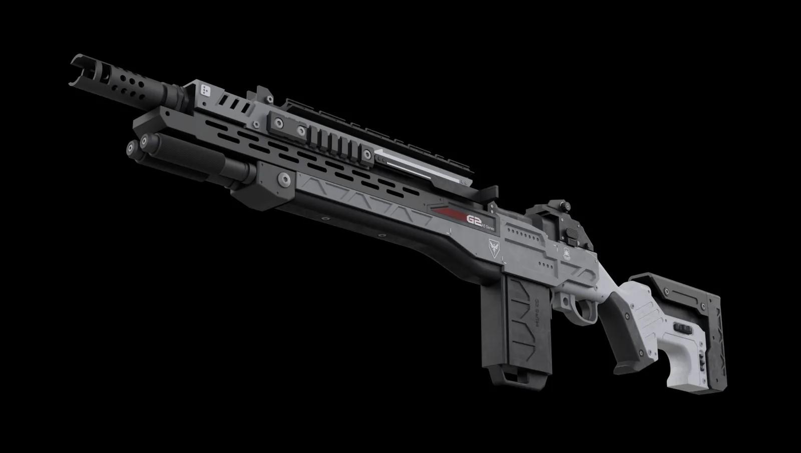 TITANFALL 2 G2A5 Rifle 3d model
