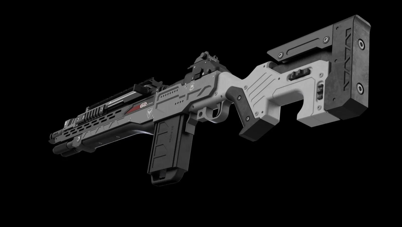 TITANFALL 2 G2A5 Rifle 3d model