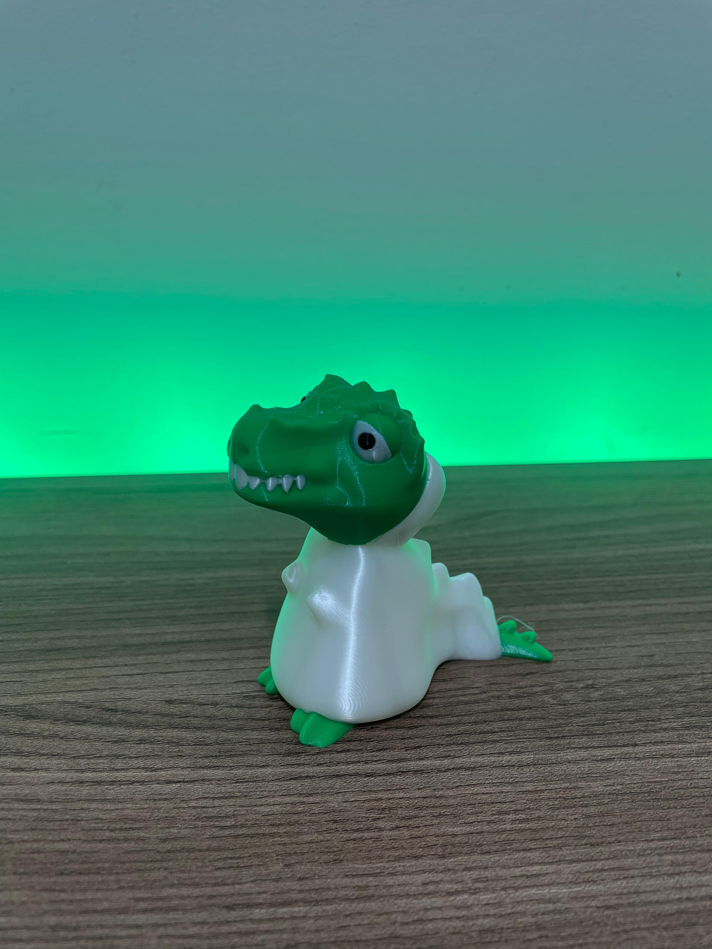 Cute T Rex Dinossaur with Ghost Costume 3d model