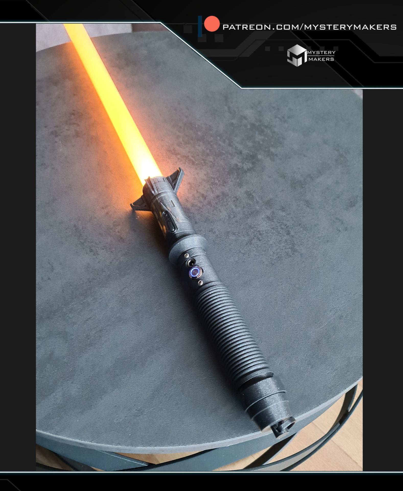 Baylan Skoll funtional lightsaber 3d model