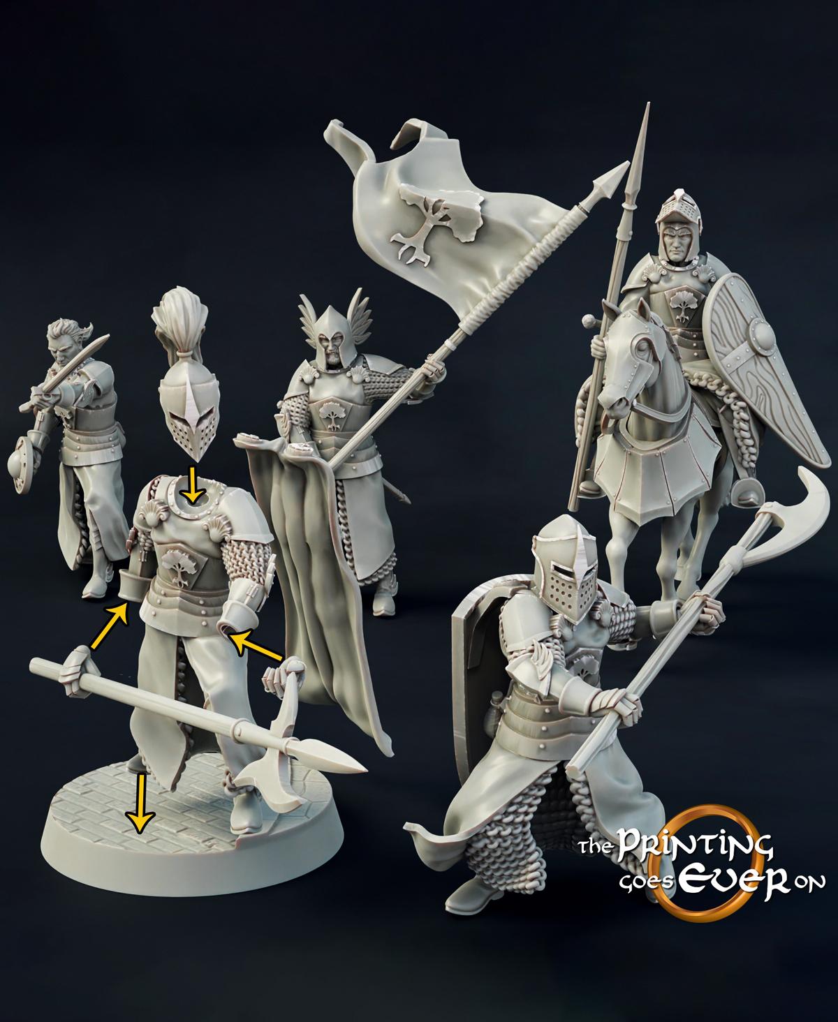 Modular Gonthan Soldiers - Epic Bundle 3d model