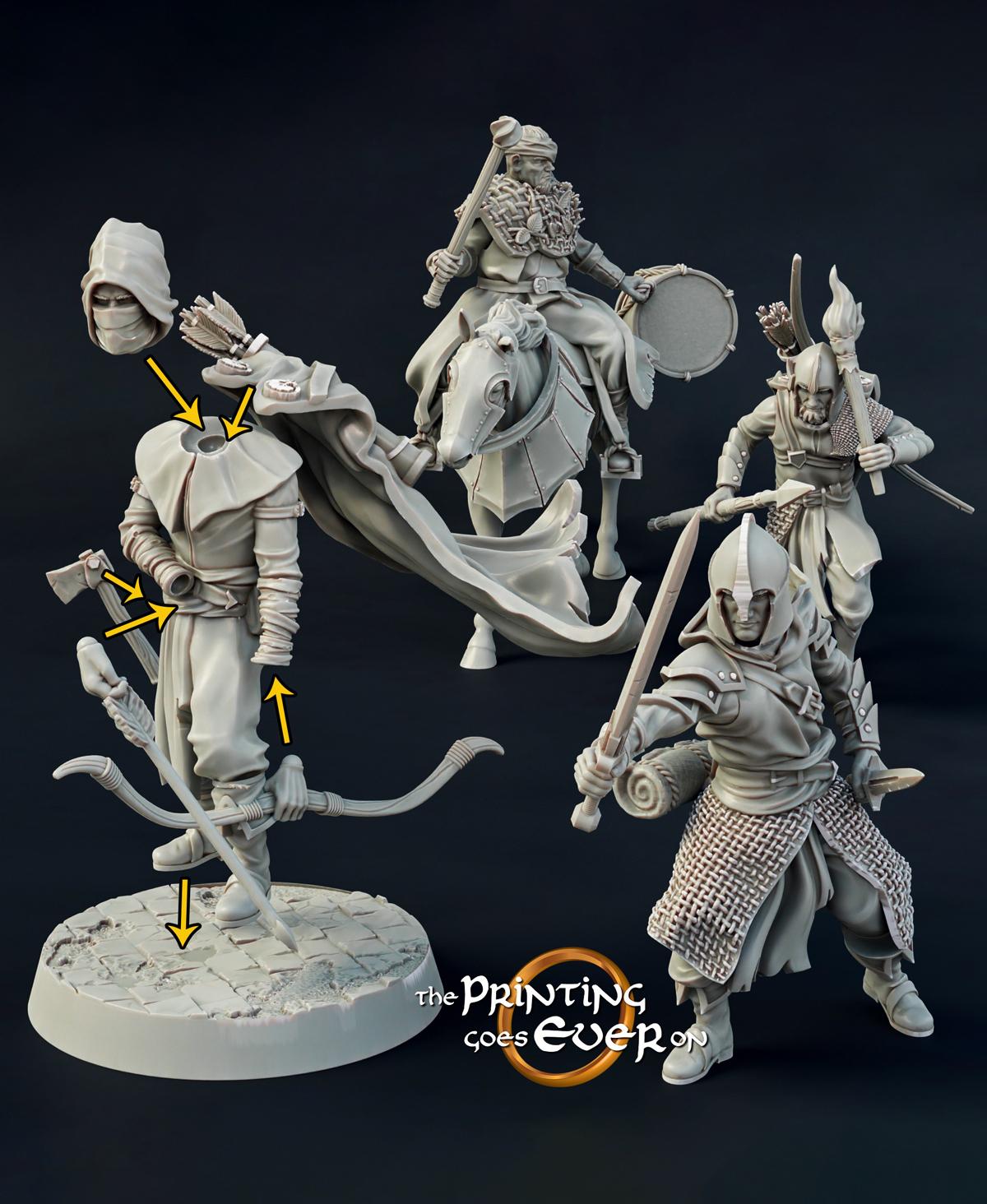 Modular Gonthan Soldiers - Epic Bundle 3d model