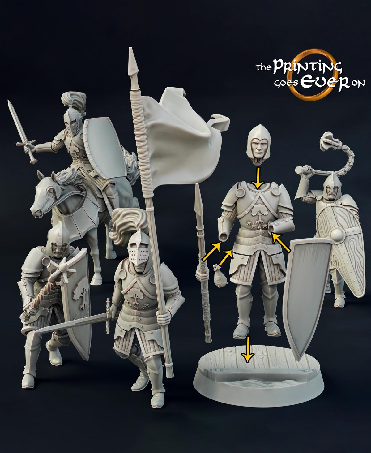 Modular Gonthan Soldiers - Epic Bundle 3d model