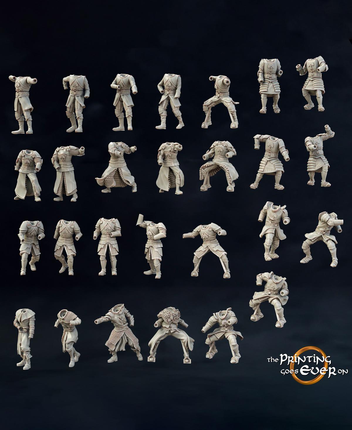 Modular Gonthan Soldiers - Epic Bundle 3d model