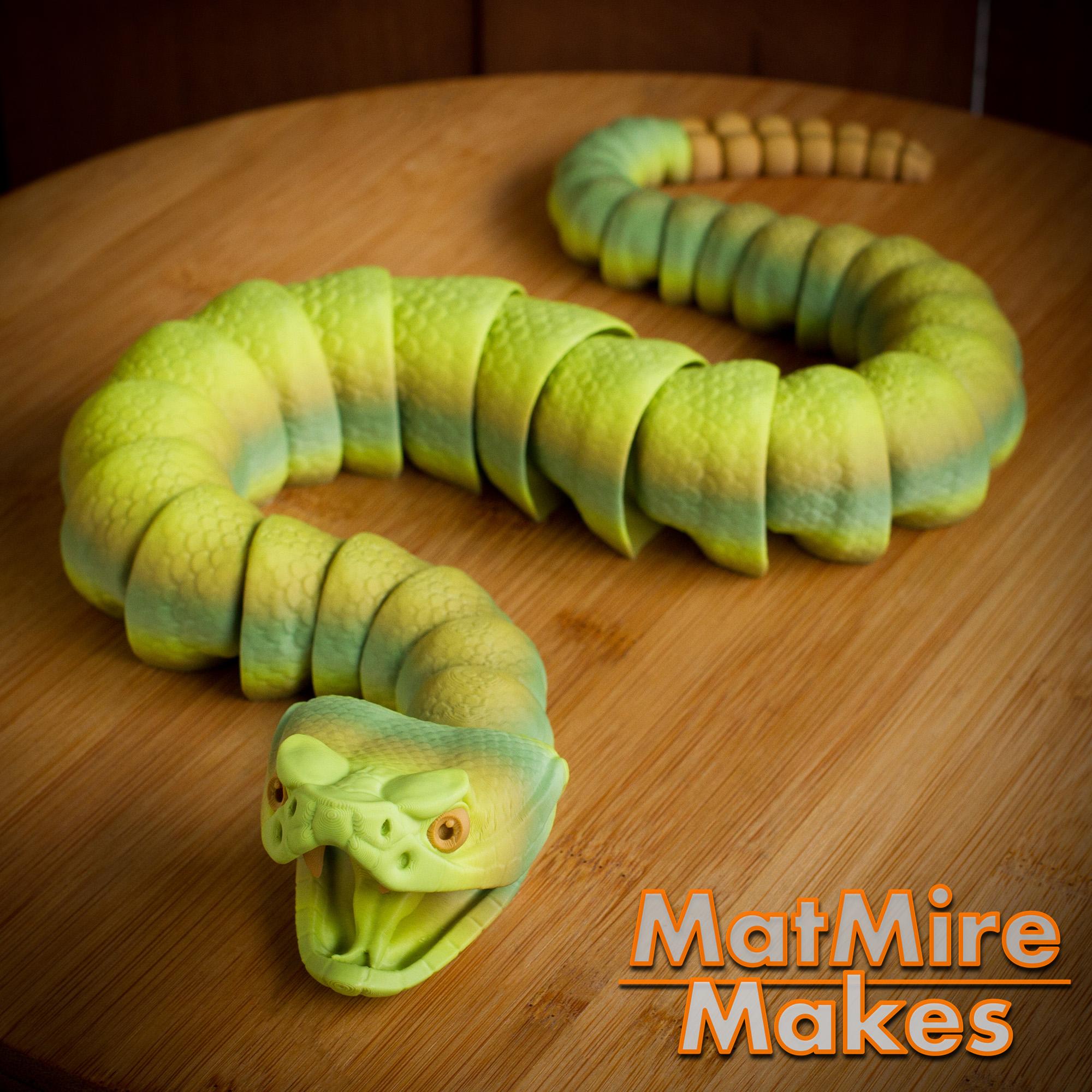 Rattlesnake - Articulated Figure 3d model