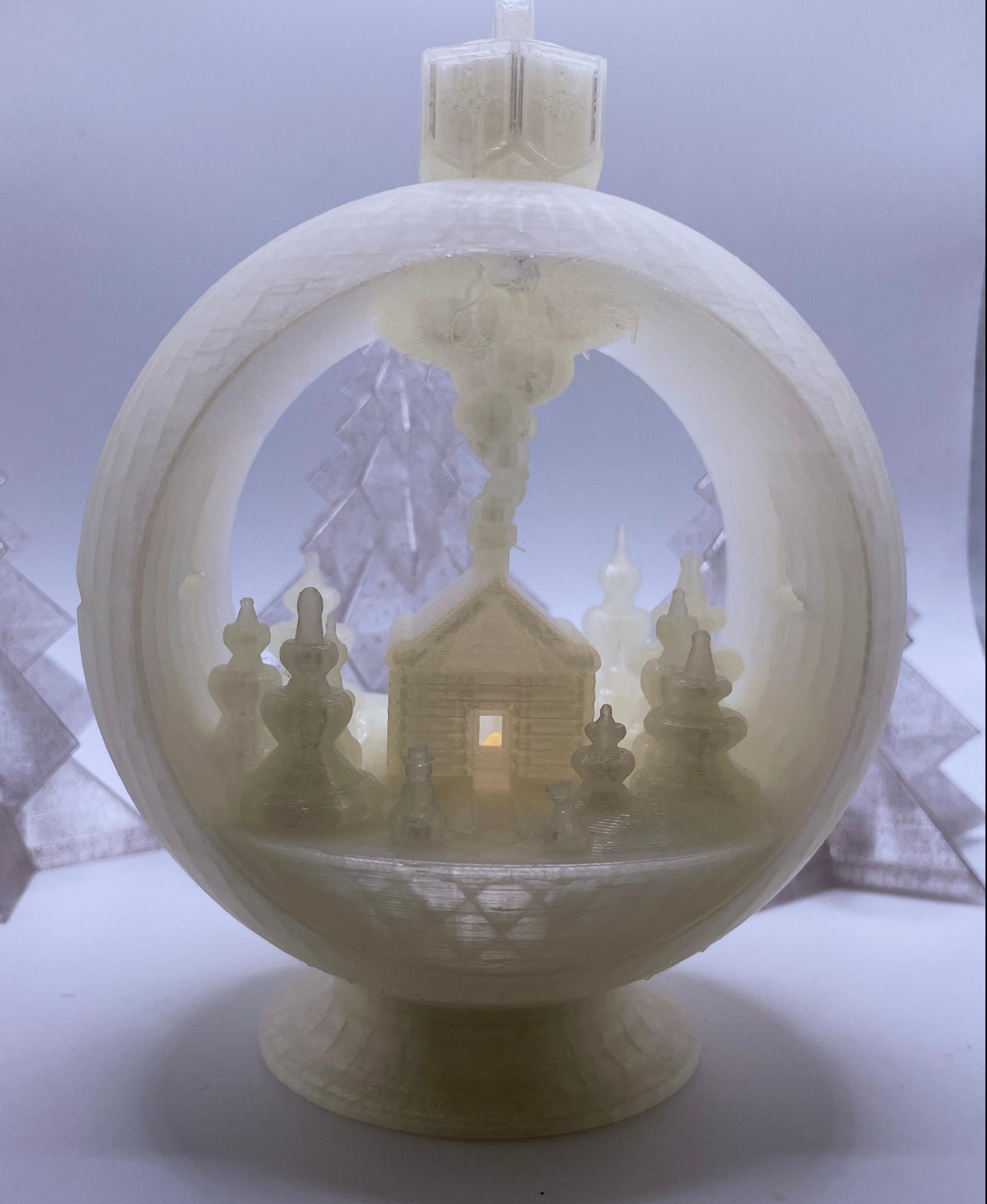 Snow Globe Votive Ornament  3d model