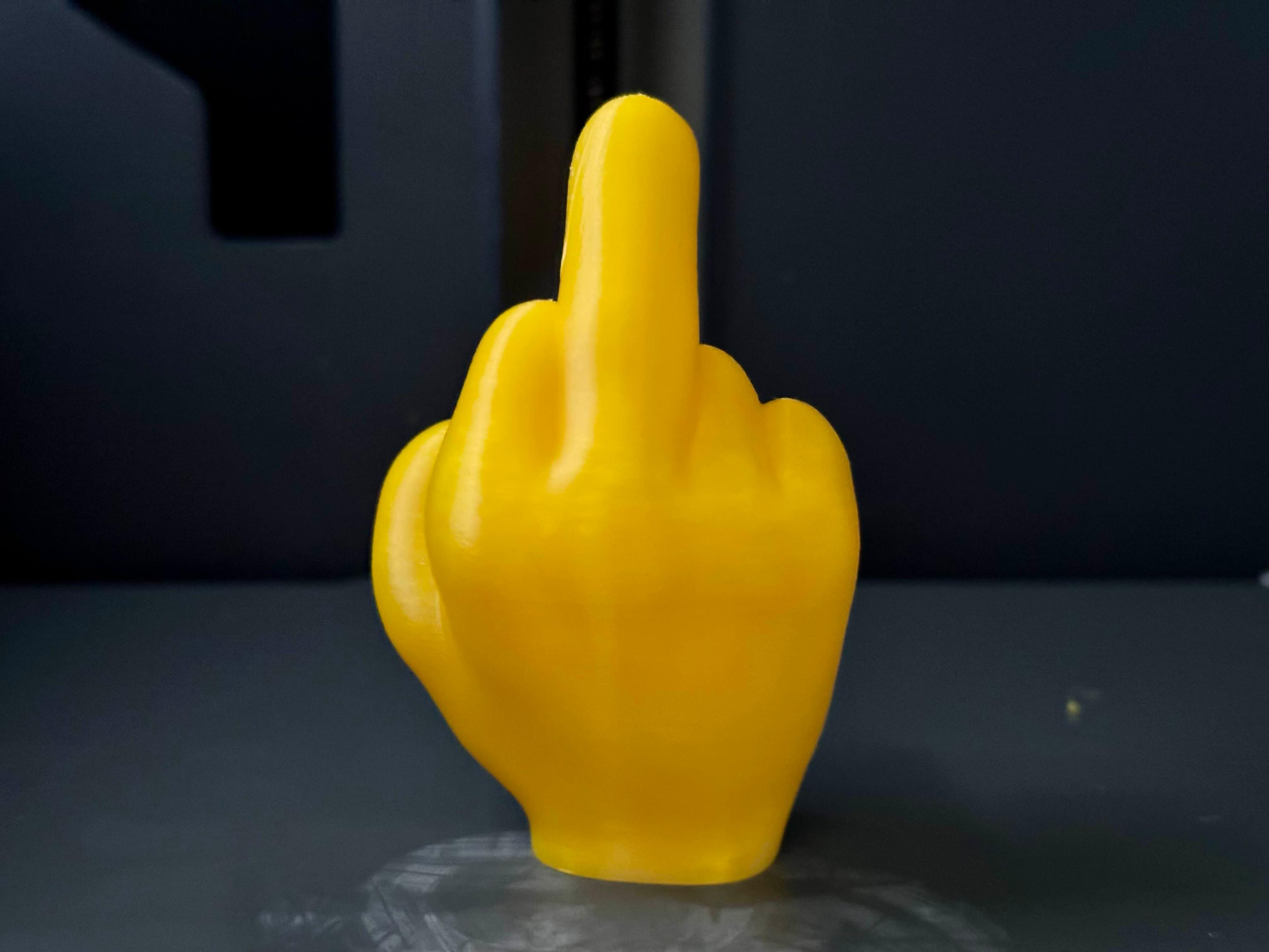 EMOJI HAND 🖕 MIDDLE FINGER / RUDE FINGER 3d model