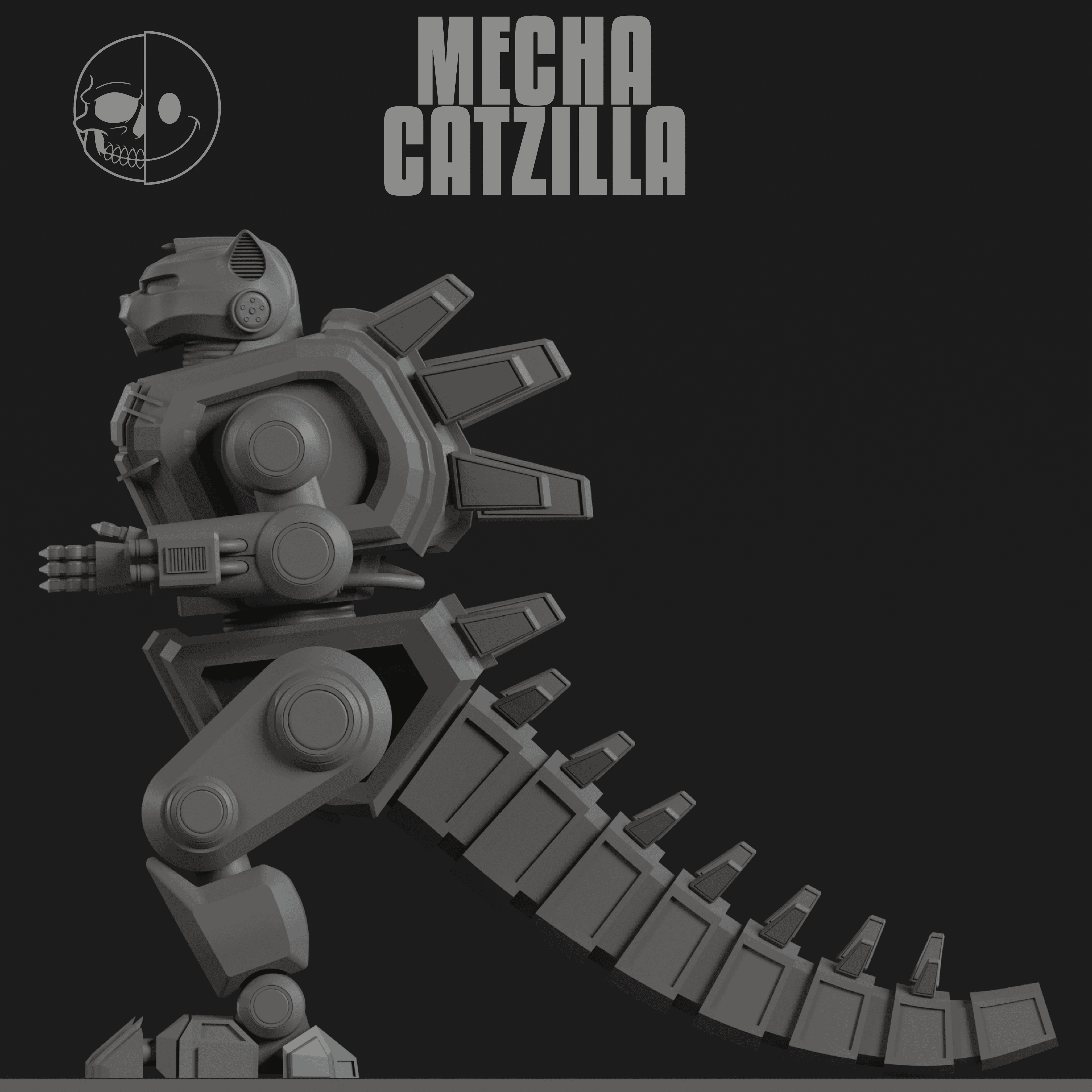 DEADNICE - MECHA CATZILLA 3d model