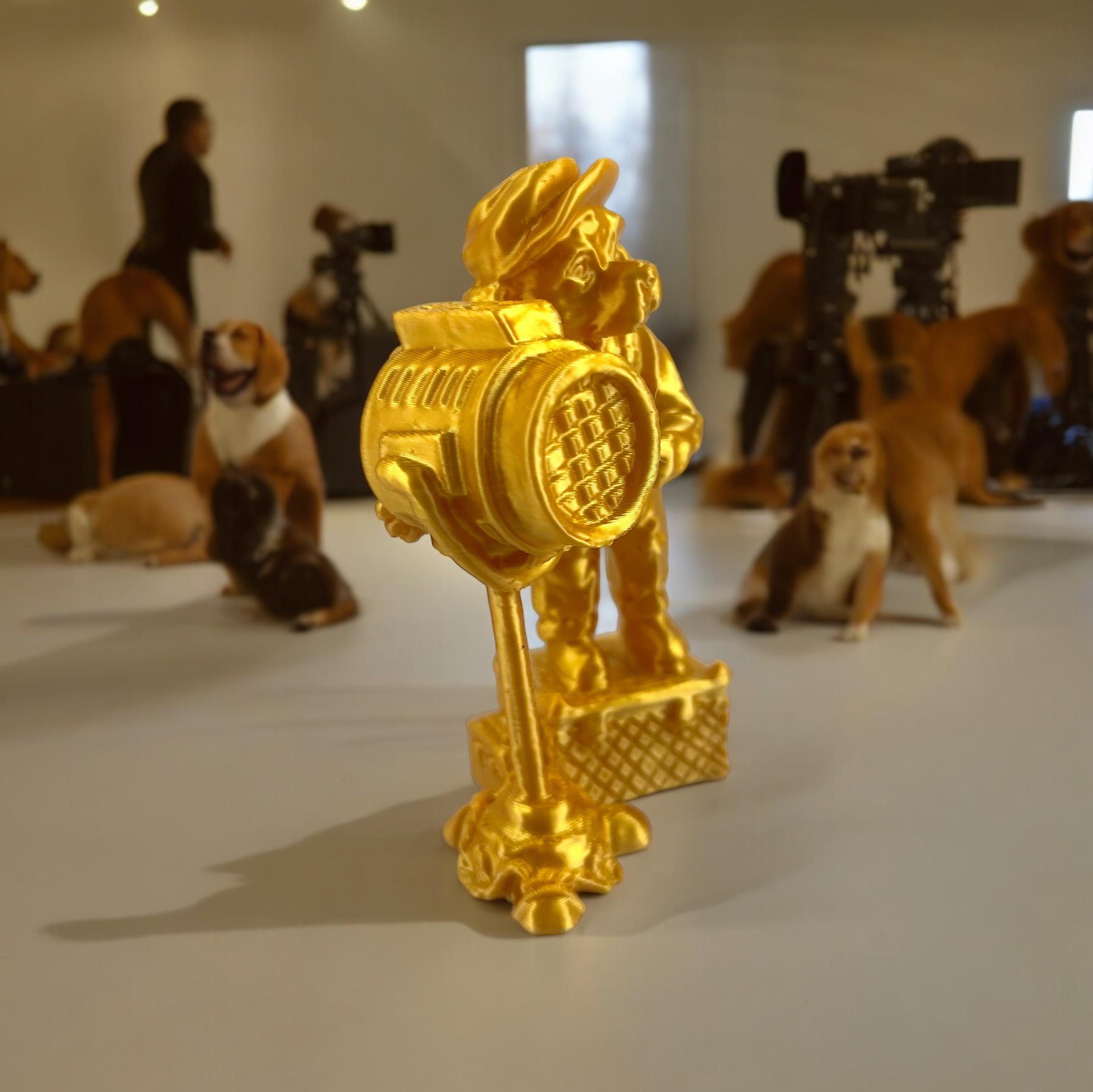 Movie producer dog light 3d model
