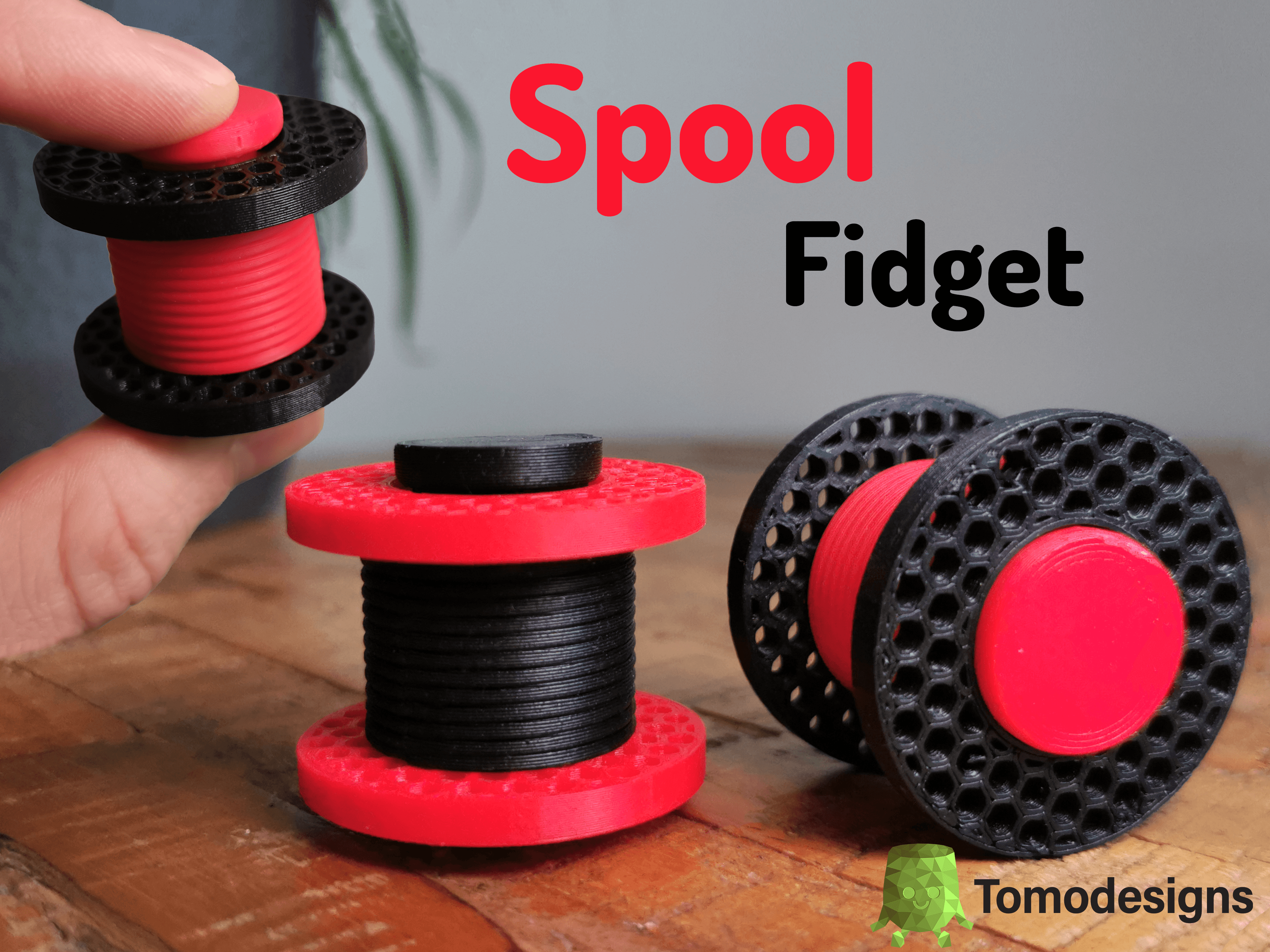 Spool Fidget 3d model