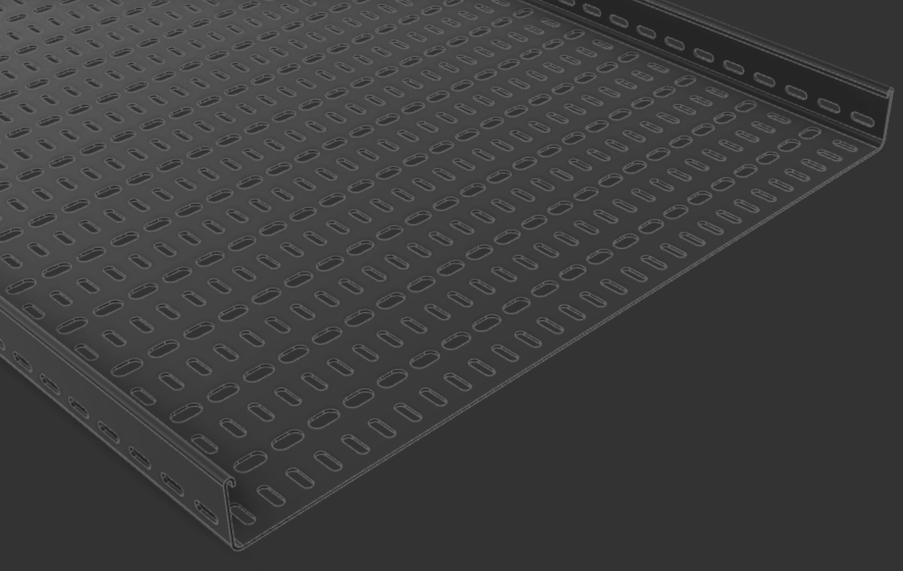 Cable Tray 600mm x 3000mm TYPE1 3d model