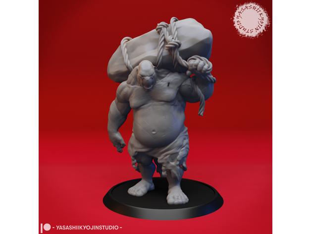 Ogre - Tabletop Miniature 3d model