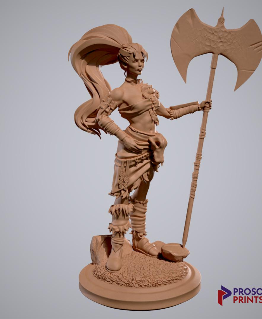 Jorra, Barbarian Epicurean (32mm) 3d model