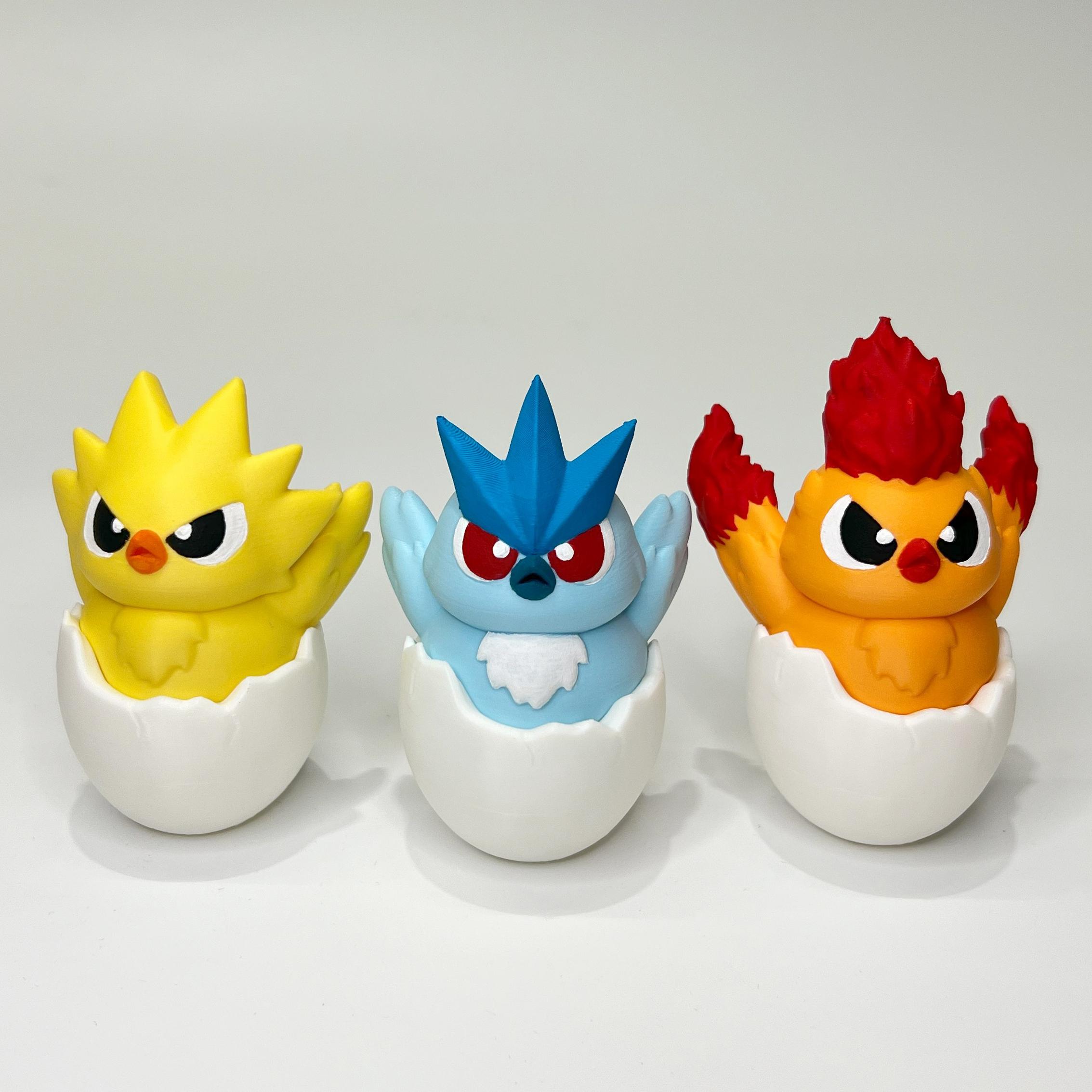 EasterDay Legendary Bird Set (Easy Print No Supports) 3d model