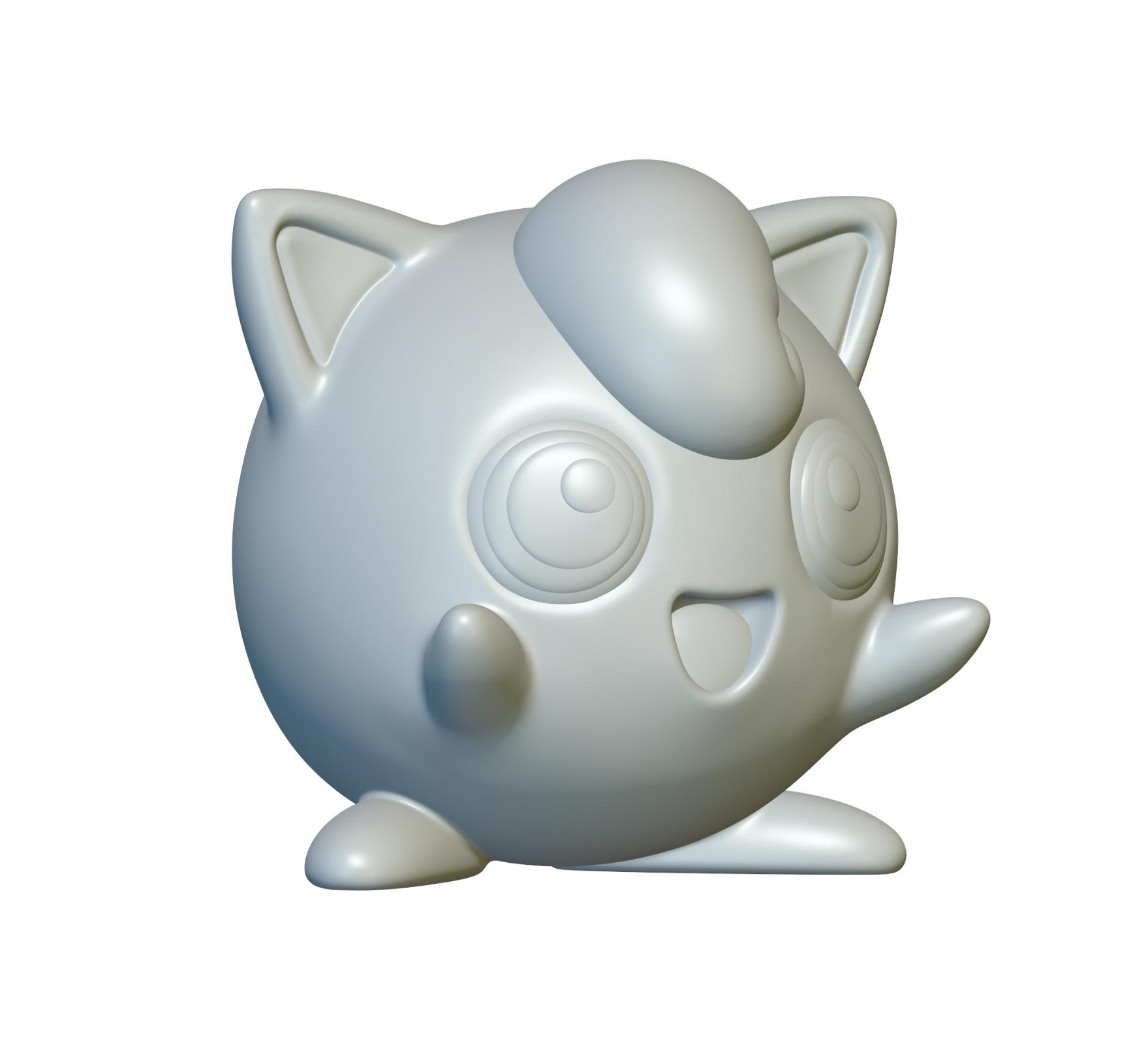 Pokemon Jigglypuff #39 - Optimized for 3D Printing 3d model