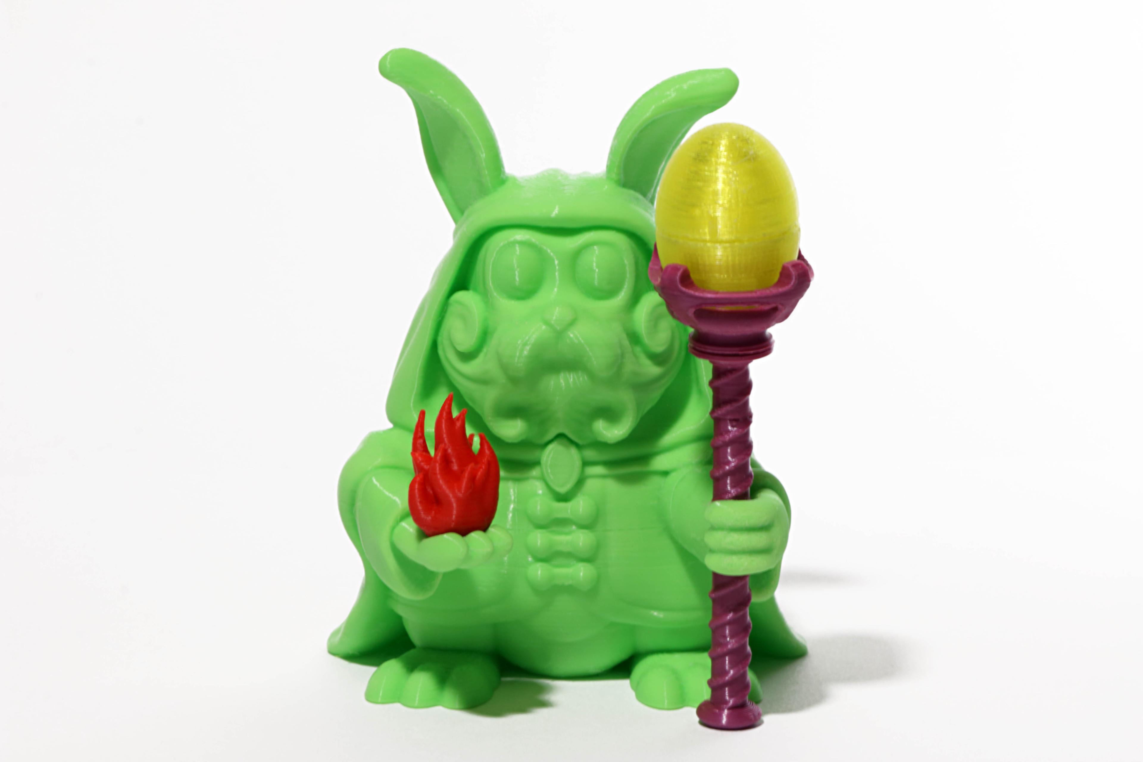 Easter Bunny Friends: The Bunny Wizard 3d model