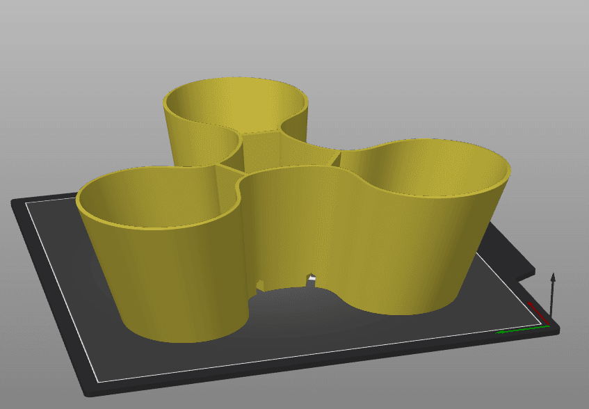 Stackable Planters 3d model