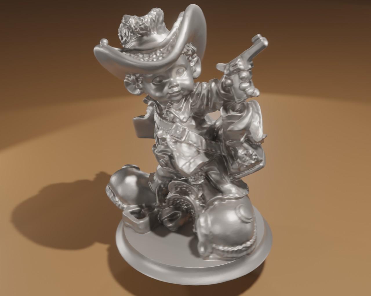 CowBoy 3d model