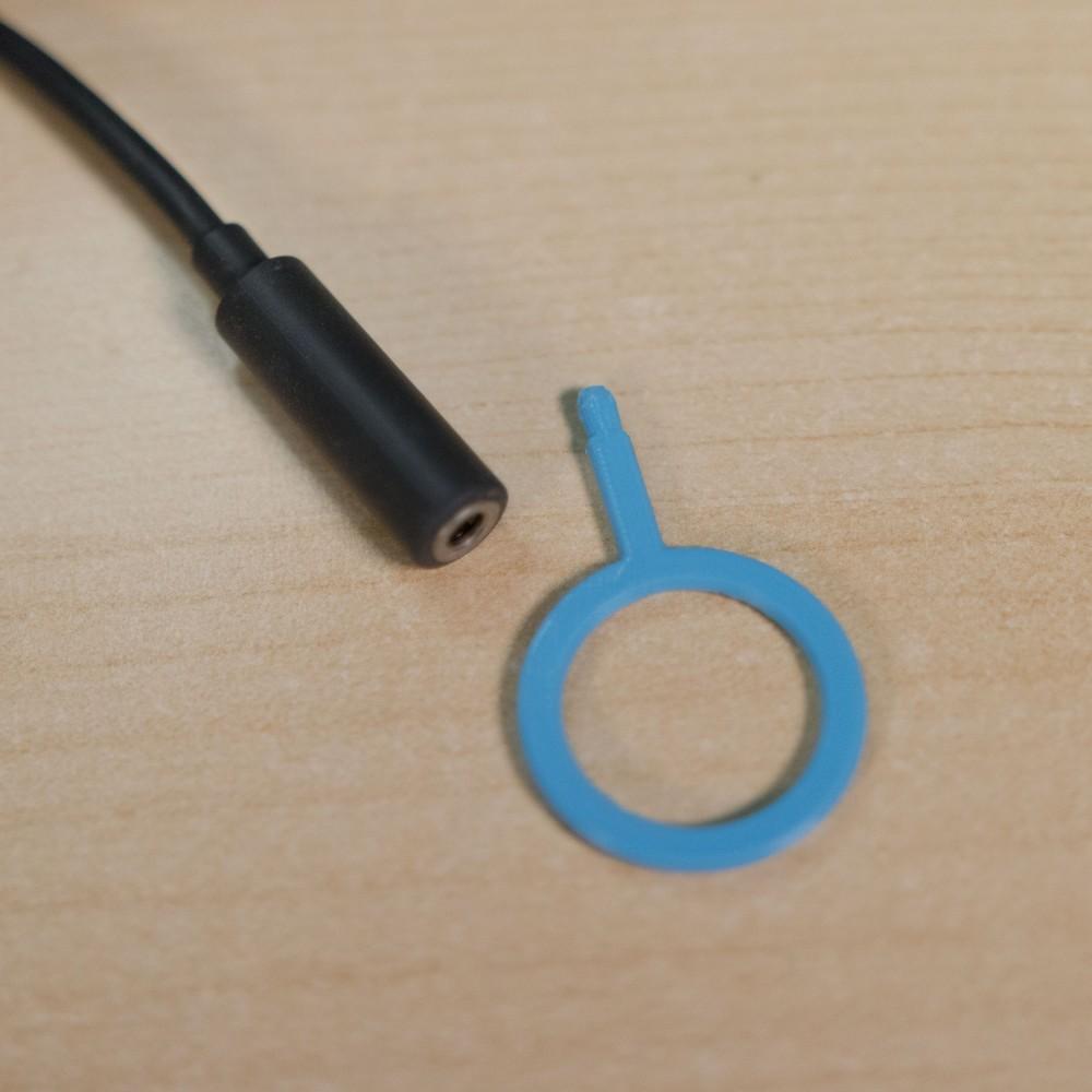 Aux Headphone Jack Plug 3.5mm 3d model