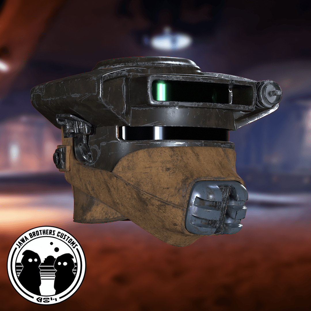 Boushh Bounty Hunter Helmet 3d model