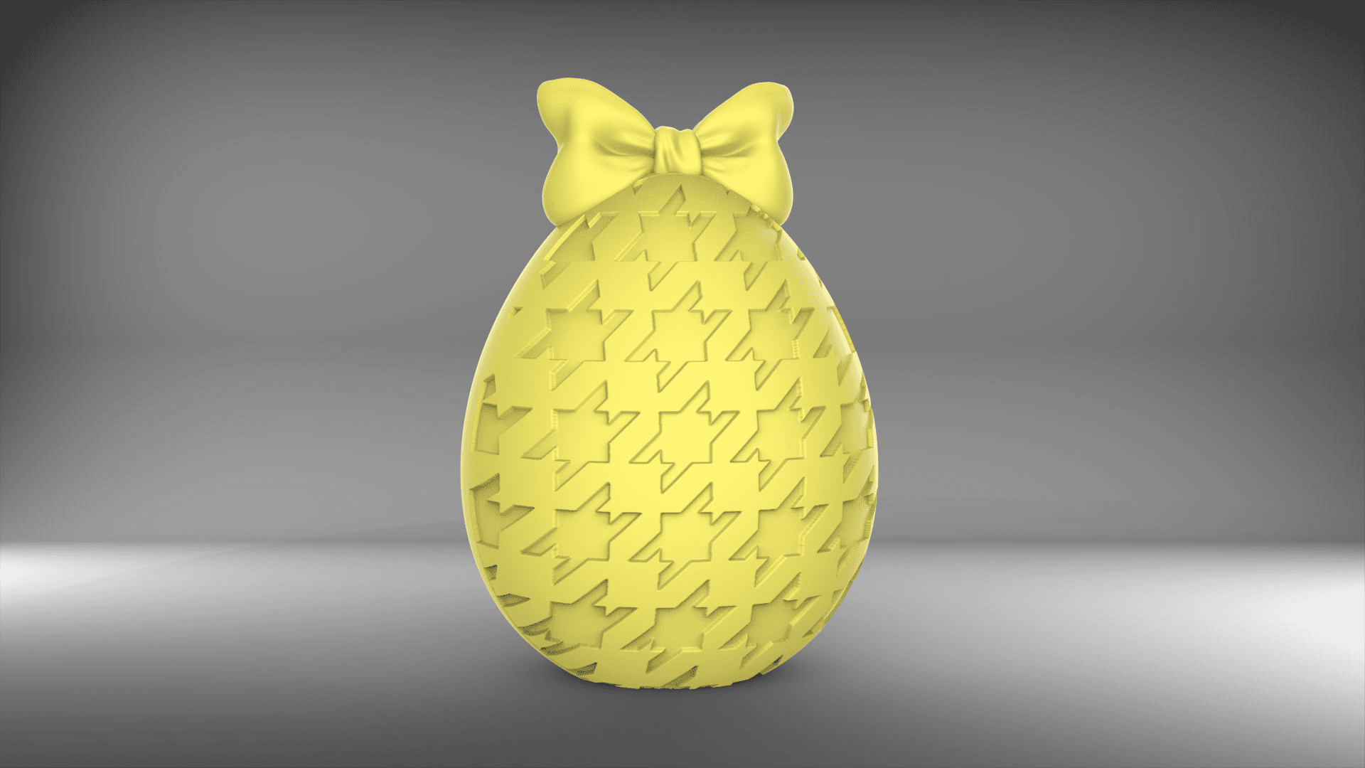 Houndstooth Egg Container 3d model